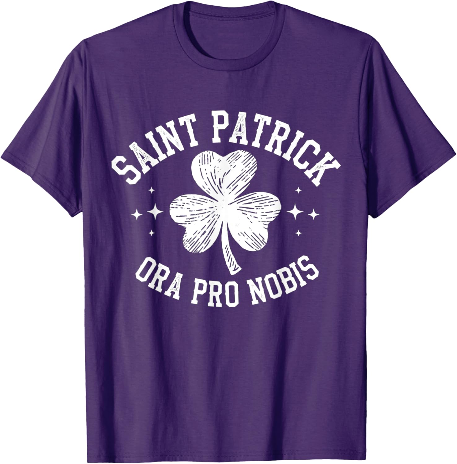 Vintage St Patrick Ora Pro Nobis Catholic T-Shirt for Traditional Style - 3