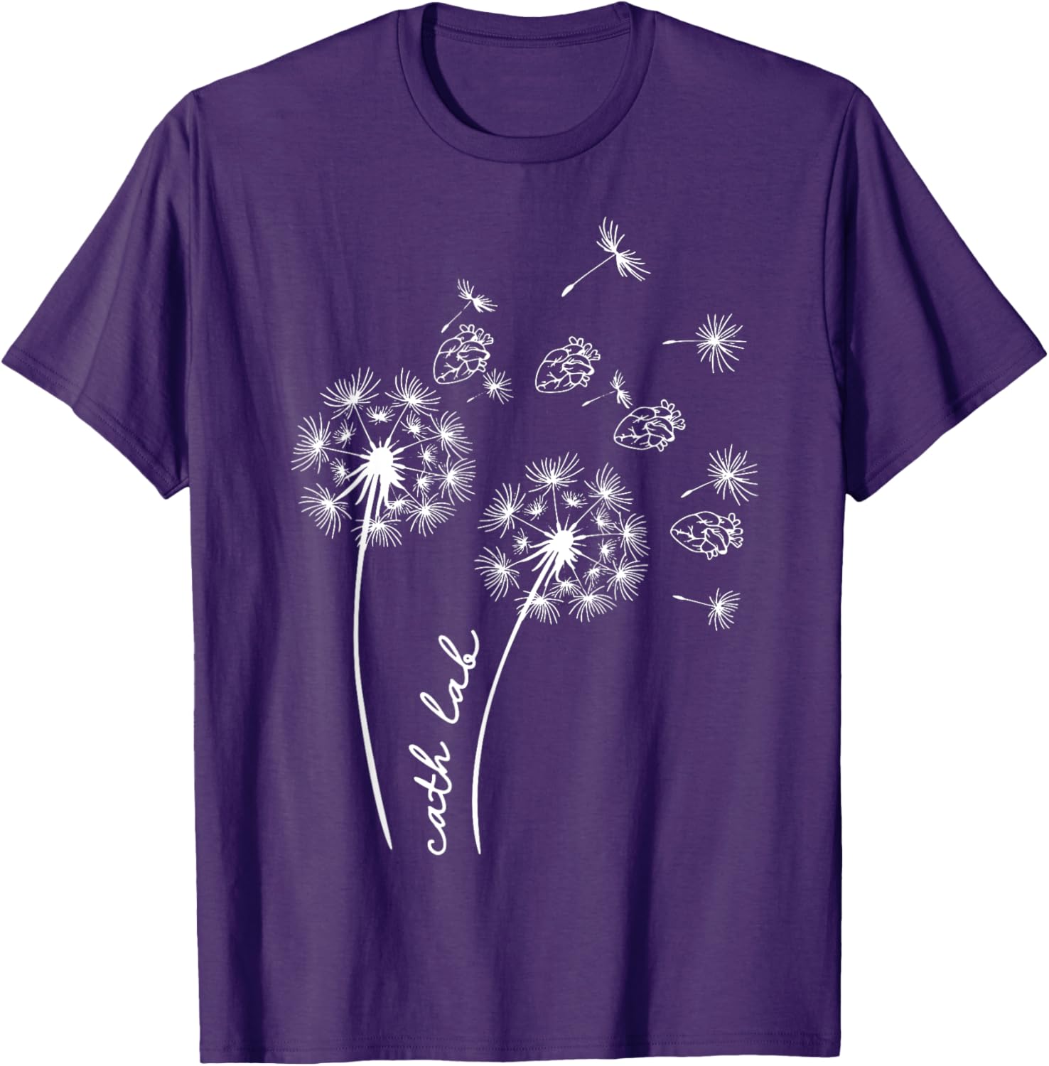 Dandelion Cardiac Nurse T-Shirt for CVICU Cardiologists & Nurses - 7