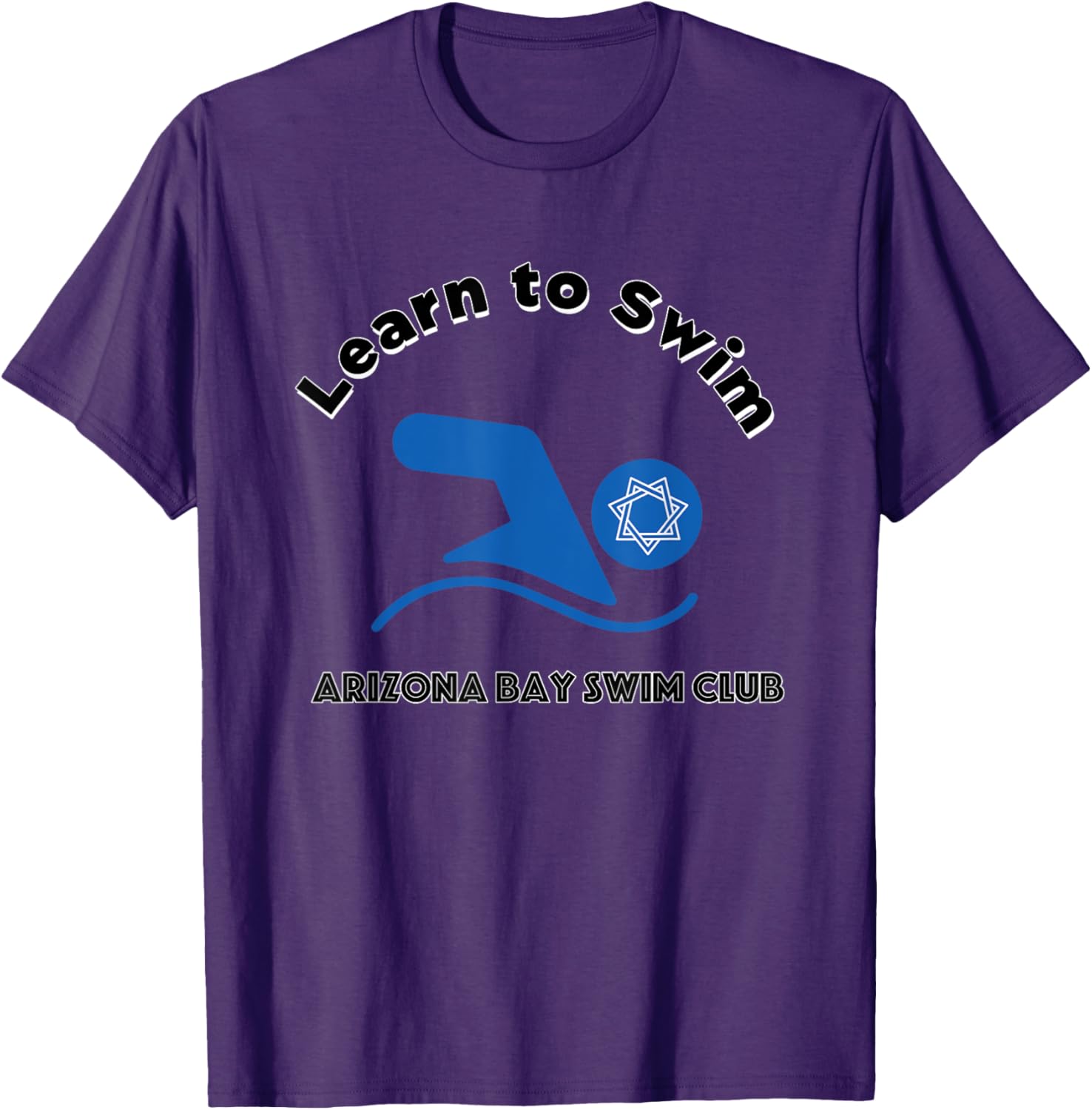 Learn to Swim Club Bay Arizona T-Shirt Fun Summer Swimwear Apparel - 13