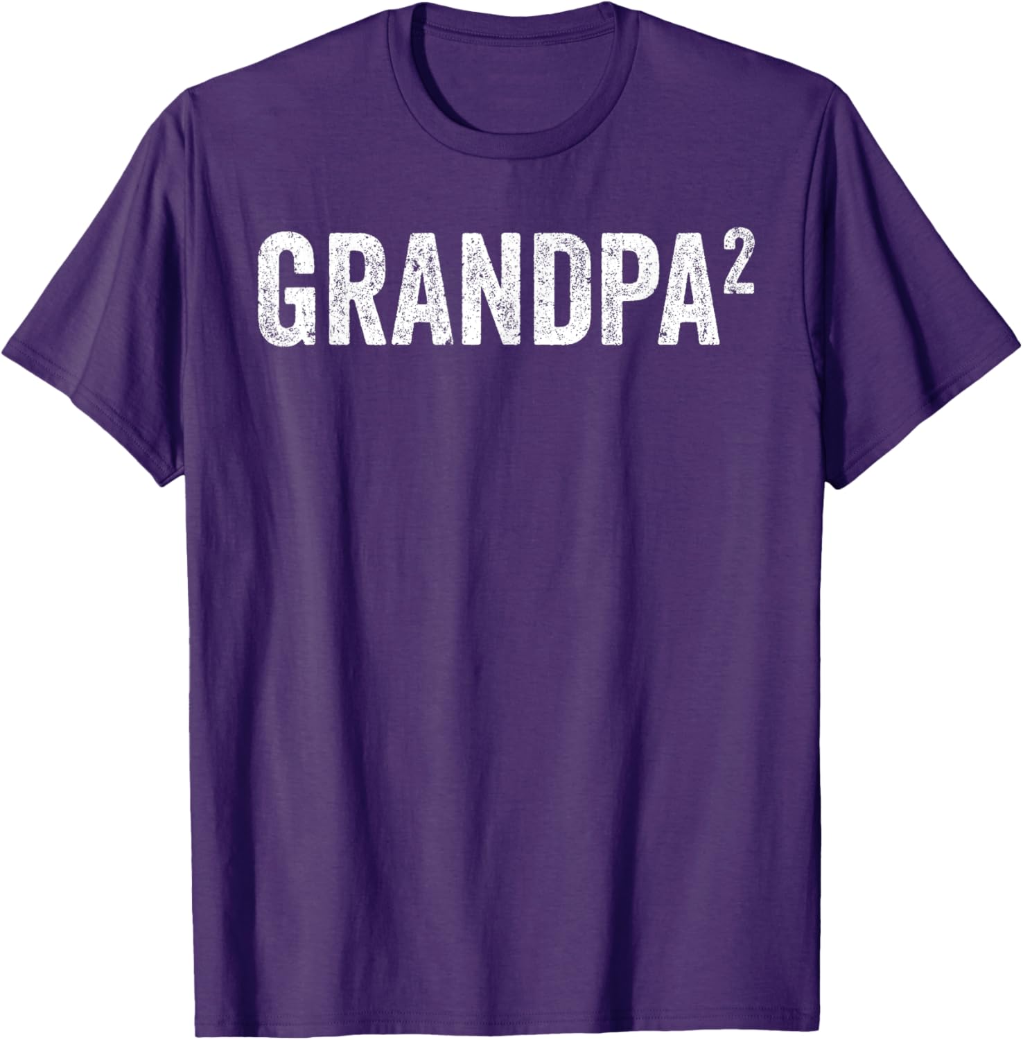 Cute Grandpa of Two Grandkids T-Shirt for Father's Day Gift - 3