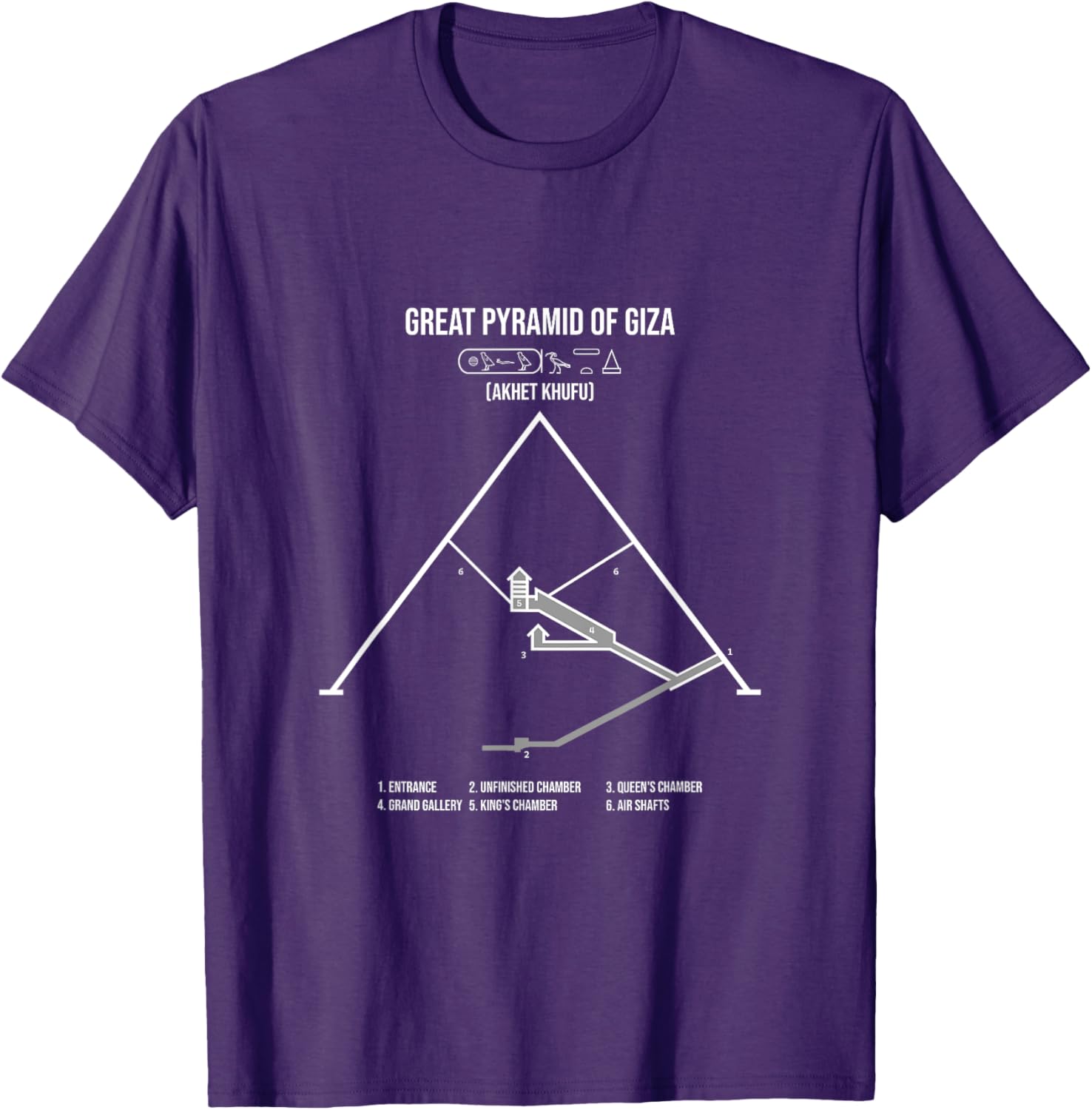 Great Pyramid of Giza T-Shirt for Travel Lovers and History Buffs - 15