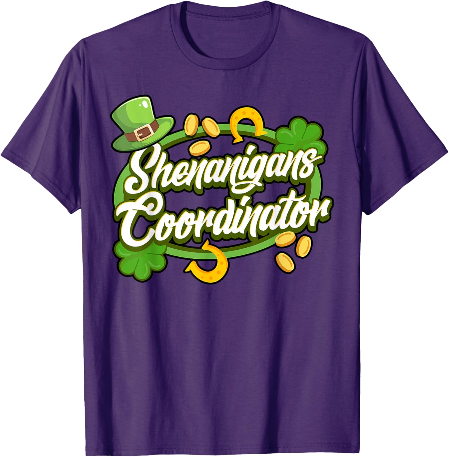 Funny Shenanigans Coordinator St Patrick's Day T-Shirt for Fun Celebrations - 2