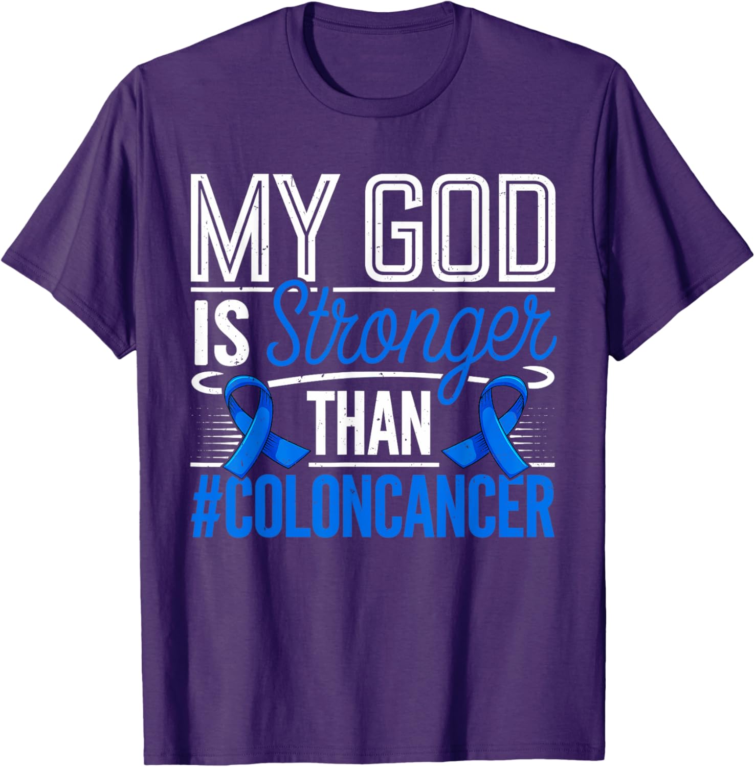Funny Colon Cancer Awareness T-Shirt for Supportive and Stylish Advocacy - 7