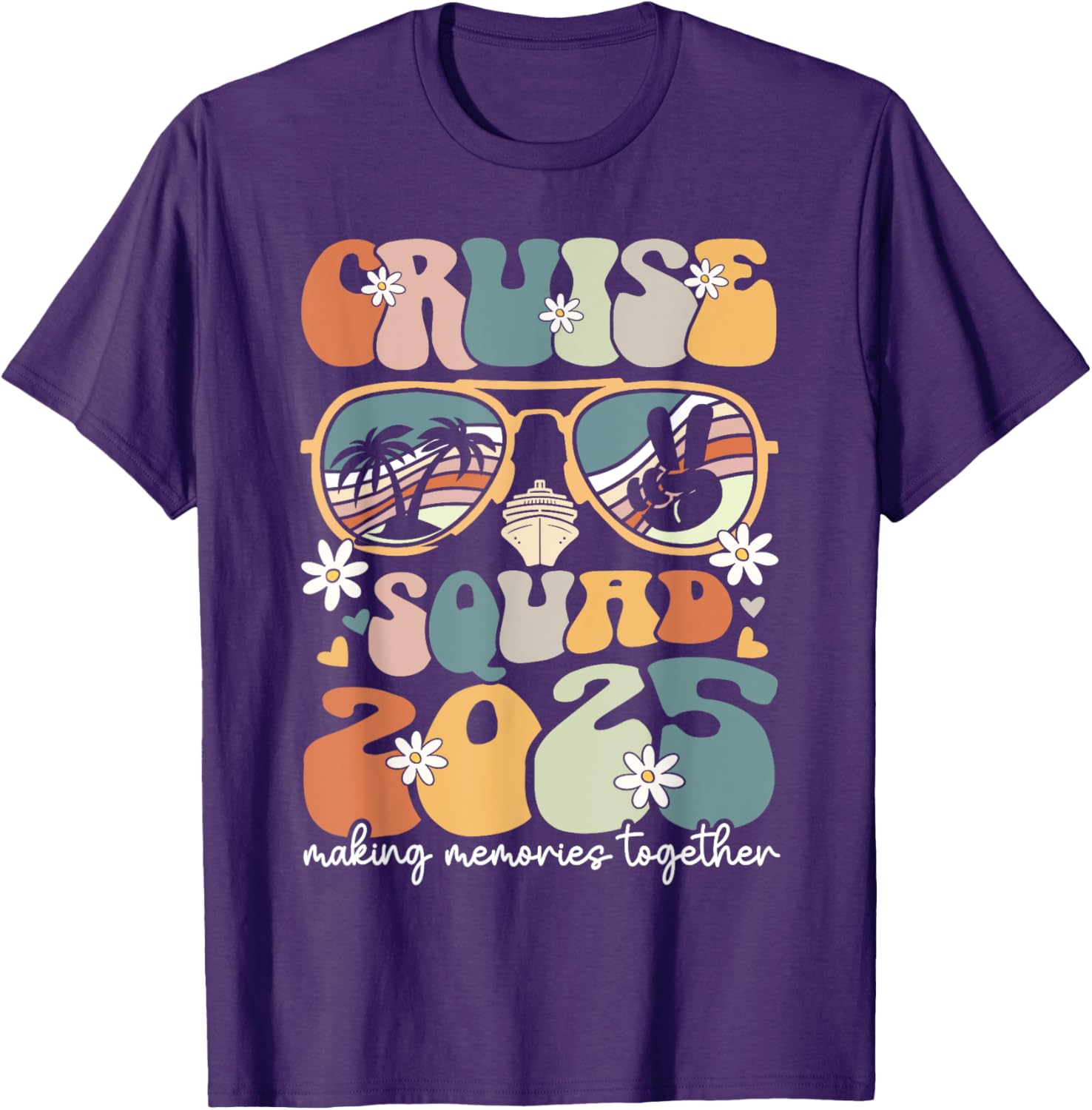 Cruise Squad 2025 Family Matching Summer Vacation T-Shirts for Fun Adventures - 8