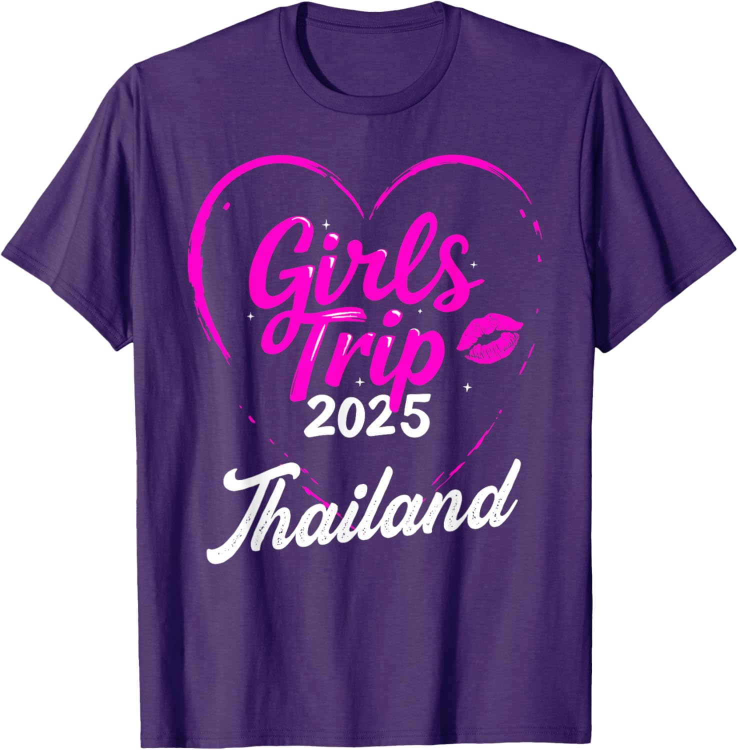Girls Trip Thailand 2025 Birthday Squad T-Shirt for Fun Weekend Getaway - 3