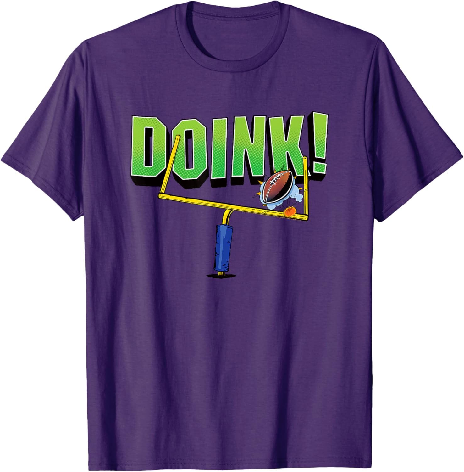 Funny Football Kicker T-Shirt for Fans Who Missed the Field Goal Posts - 6