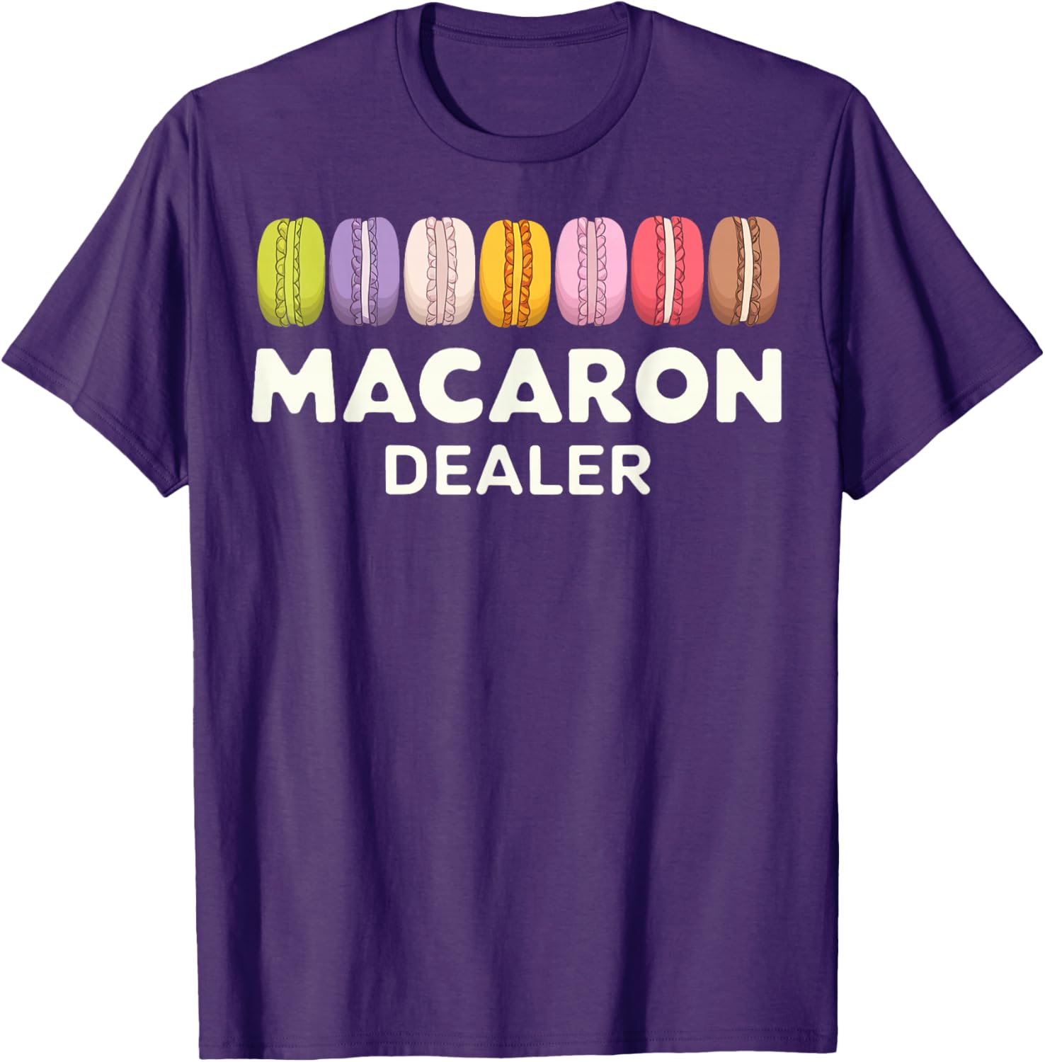 Fun Macaron Dealer T-Shirt for Food Lovers - Stylish Clothing Gift - 9