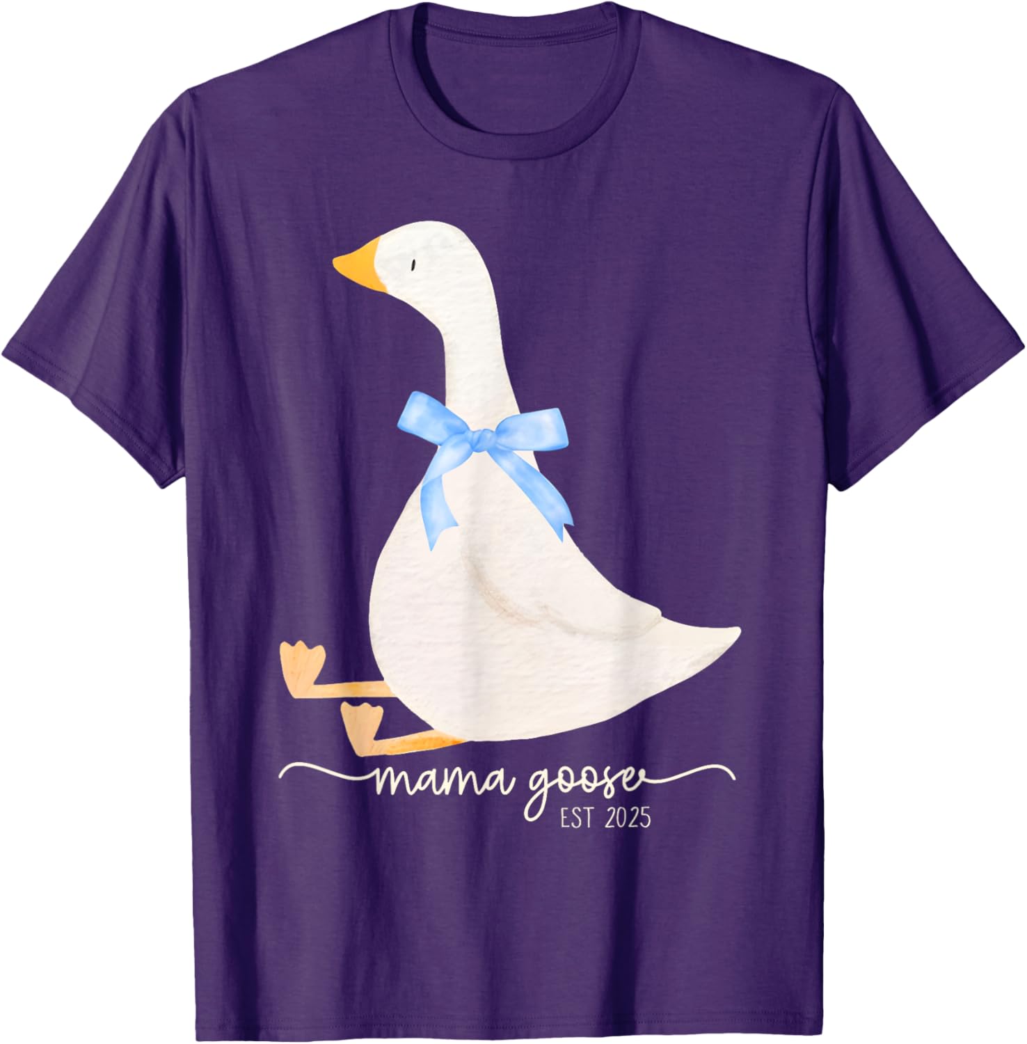 Silly Goose Mom T-Shirt for Mother’s Day - Mama Goose Est 2025 - 2