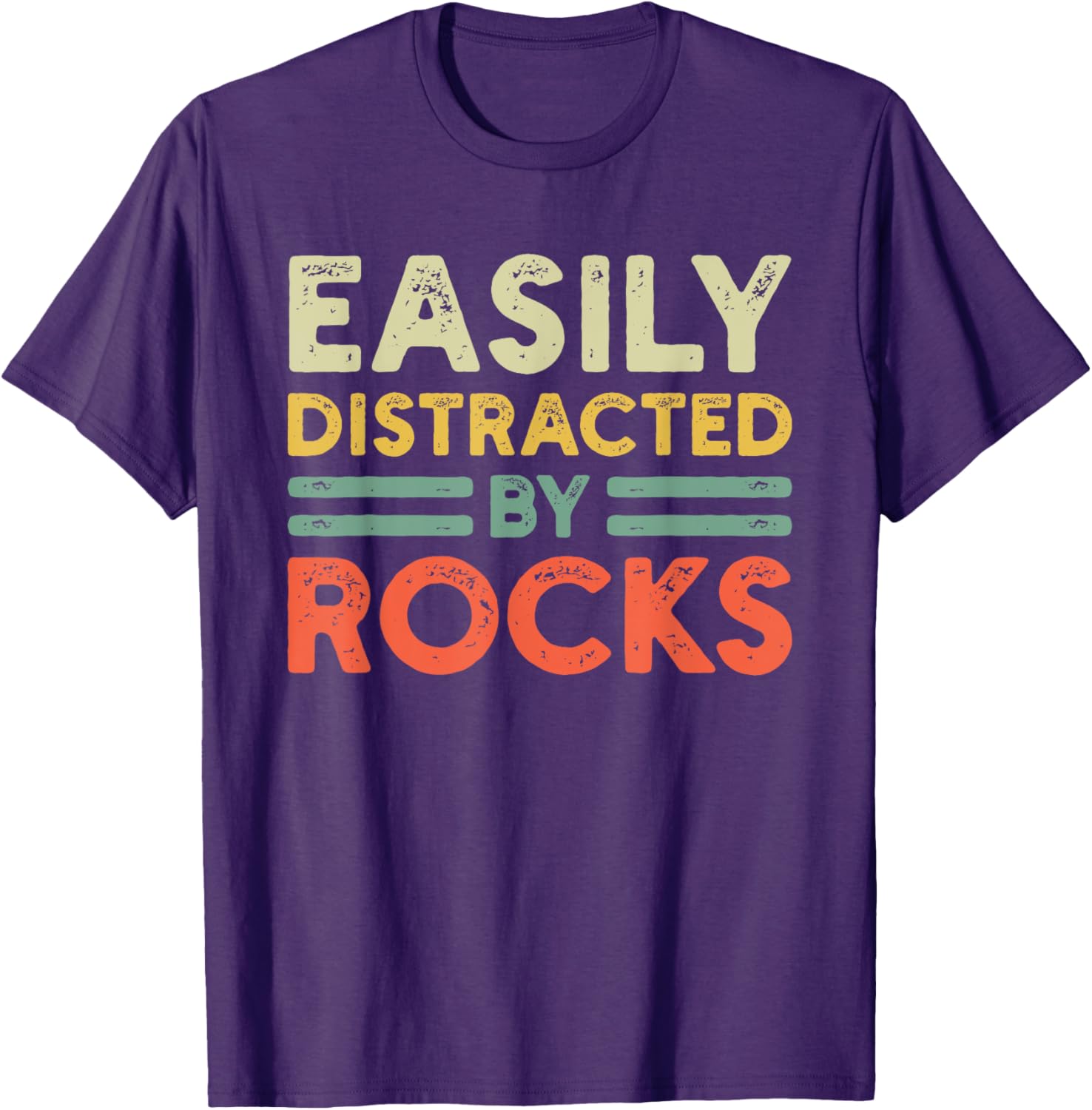 Easily Distracted By Rocks Geologist T-Shirt for Rock Collecting Lovers - 4