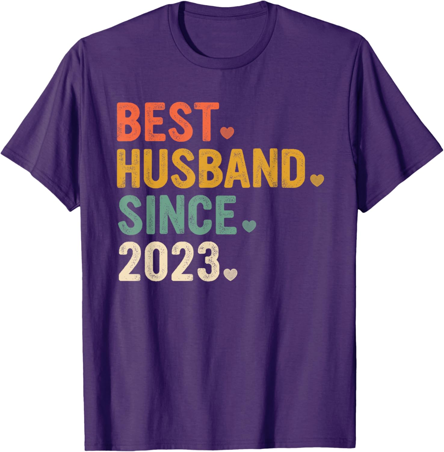 Best Husband Since 2023 2 Year Anniversary T-Shirt Gift for Him - 3