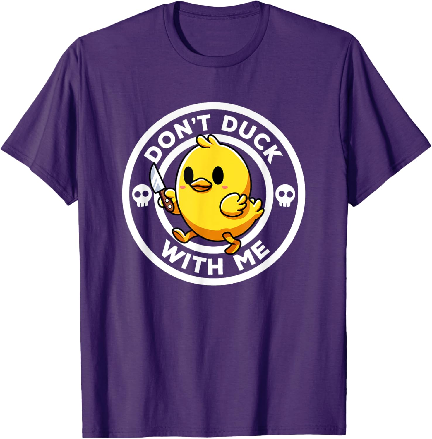 Funny Rubber Duck T-Shirt for Duck Lovers - Don't Duck With Me Design - 8