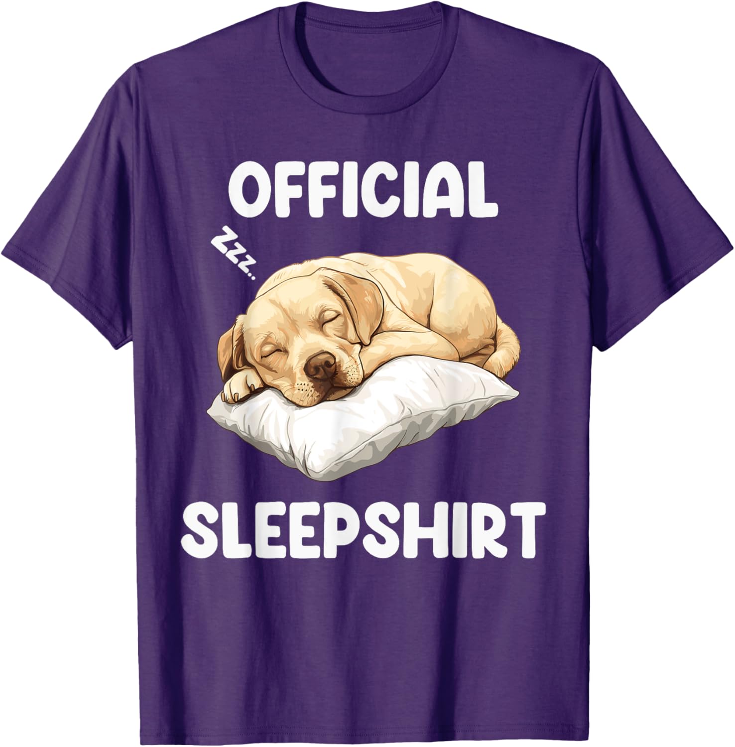 Funny Labrador Sleepshirt for Dog Lovers Comfortable Sleepwear T-Shirt - 2