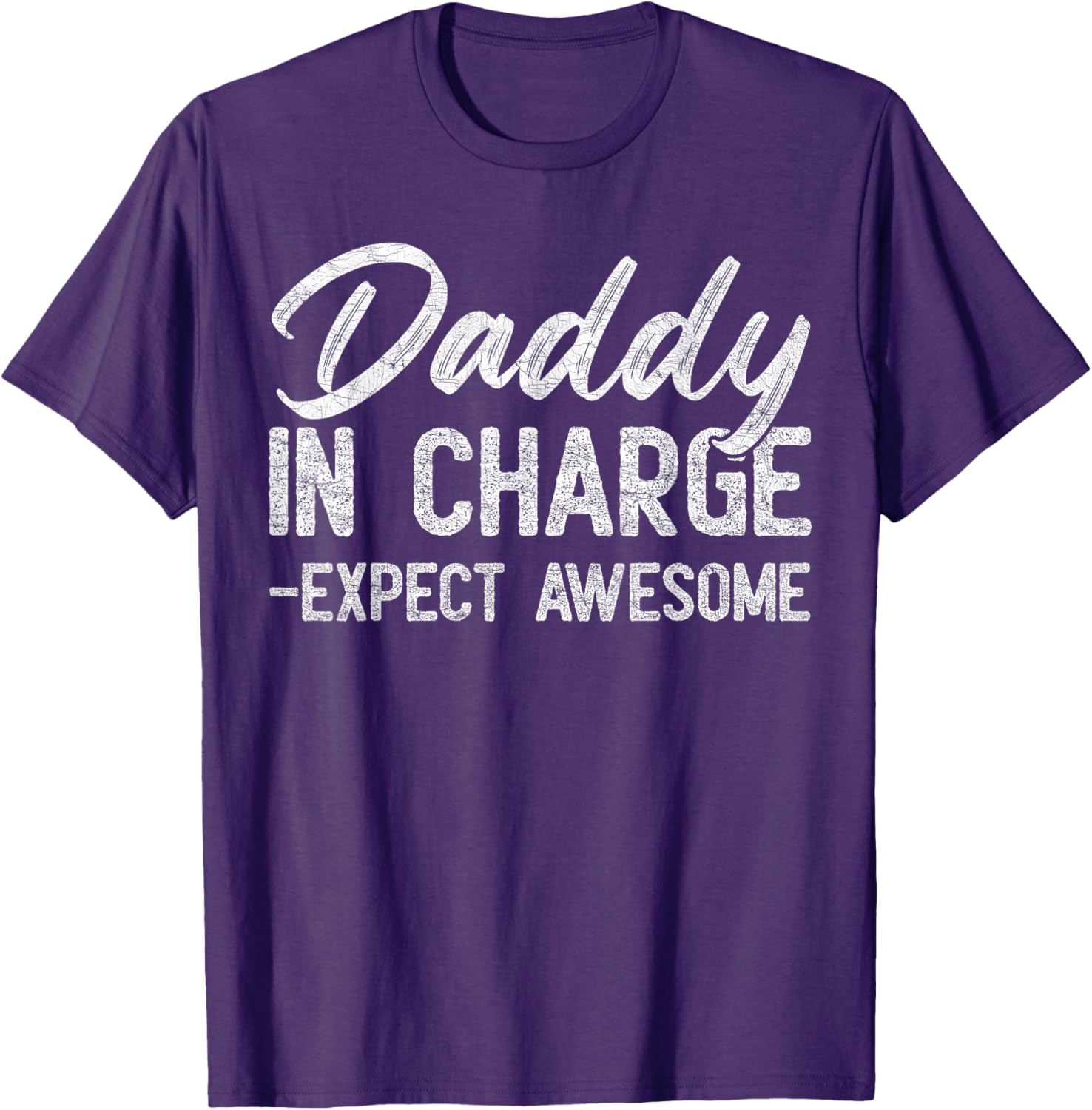 Vintage Daddy In Charge Expect Awesome Father's Day T-Shirt for Dads - 20
