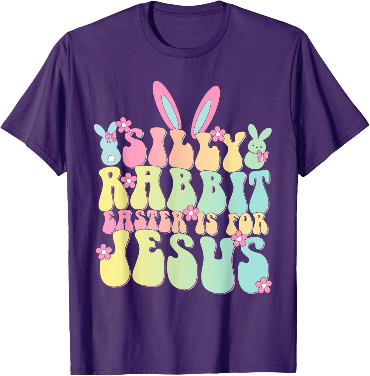 Silly Rabbit Easter is For Jesus Christian T-Shirt for Celebrating Easter - 9