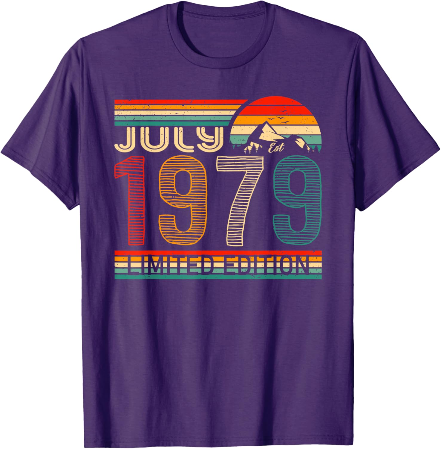 July 1979 Vintage Birthday T-Shirt Classic Retro Style Birthday Gift - 21