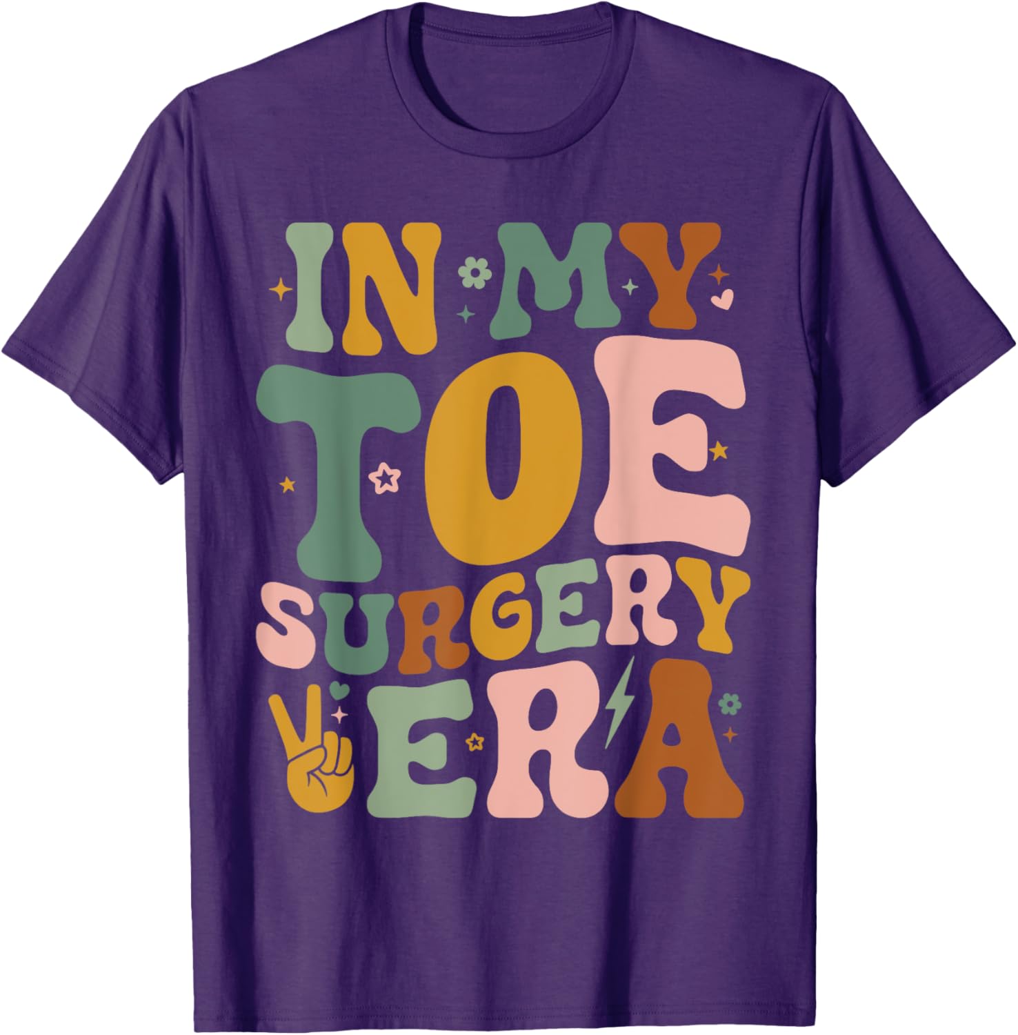 Funny Broken Toe Surgery Recovery T-Shirt for Toe Surgery Era Fans - 6