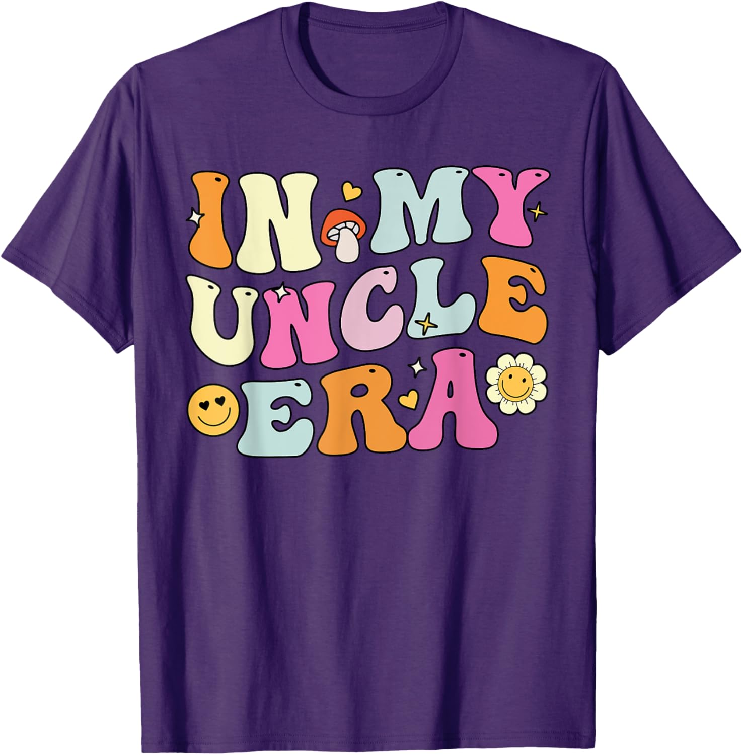 Groovy In My Uncle Era T-Shirt Perfect for Father's Day Fun - 15