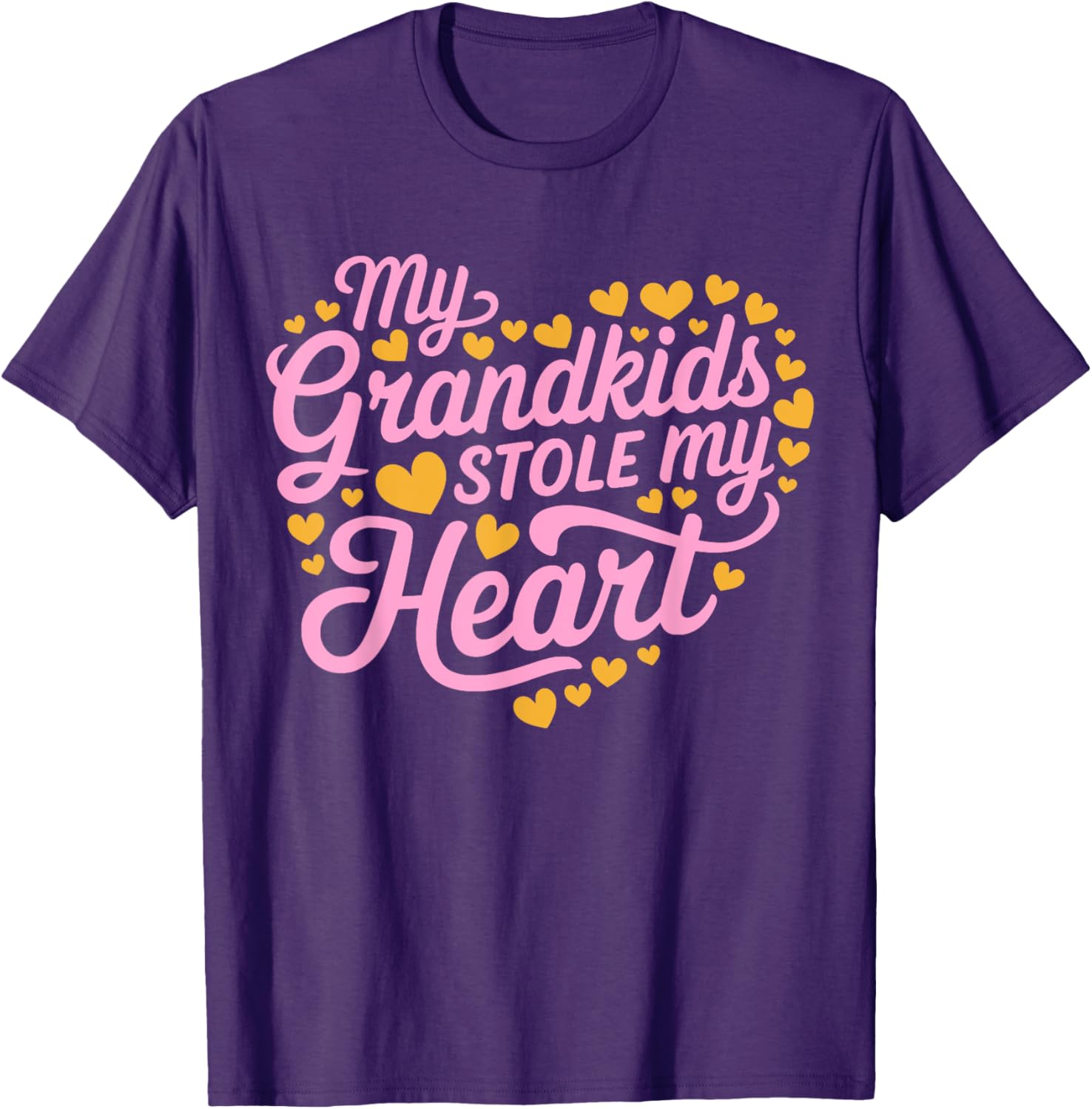 My Grandkids Stole My Heart T-Shirt for Grandma and Nana Lovers - 17