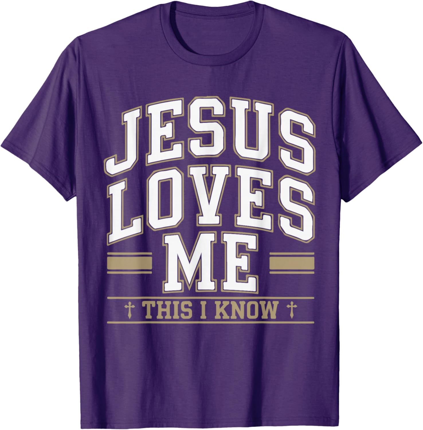 Jesus Loves Me This I Know T-Shirt for Christian Faith Fans - 5
