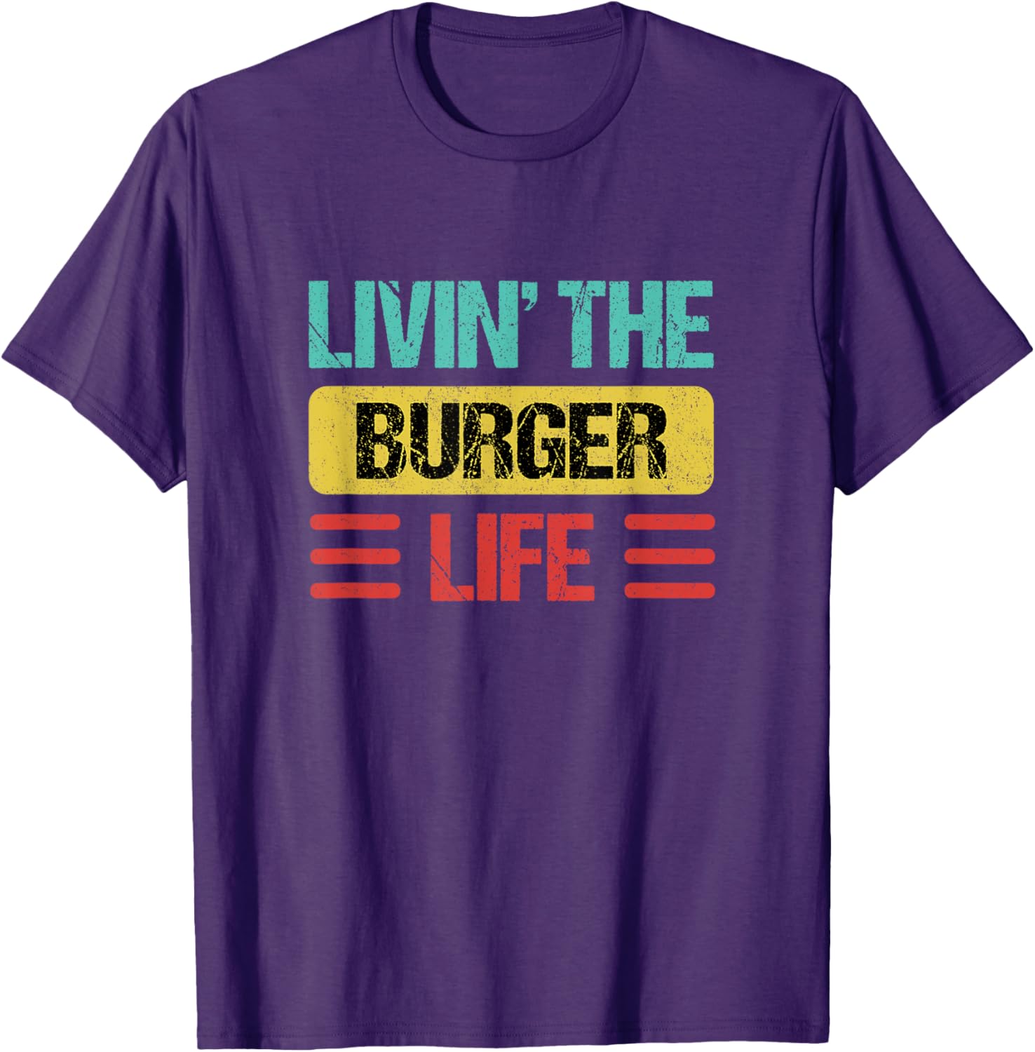 Funny Burger Name T-Shirt for Food Lovers - Casual Wear Tee - 2