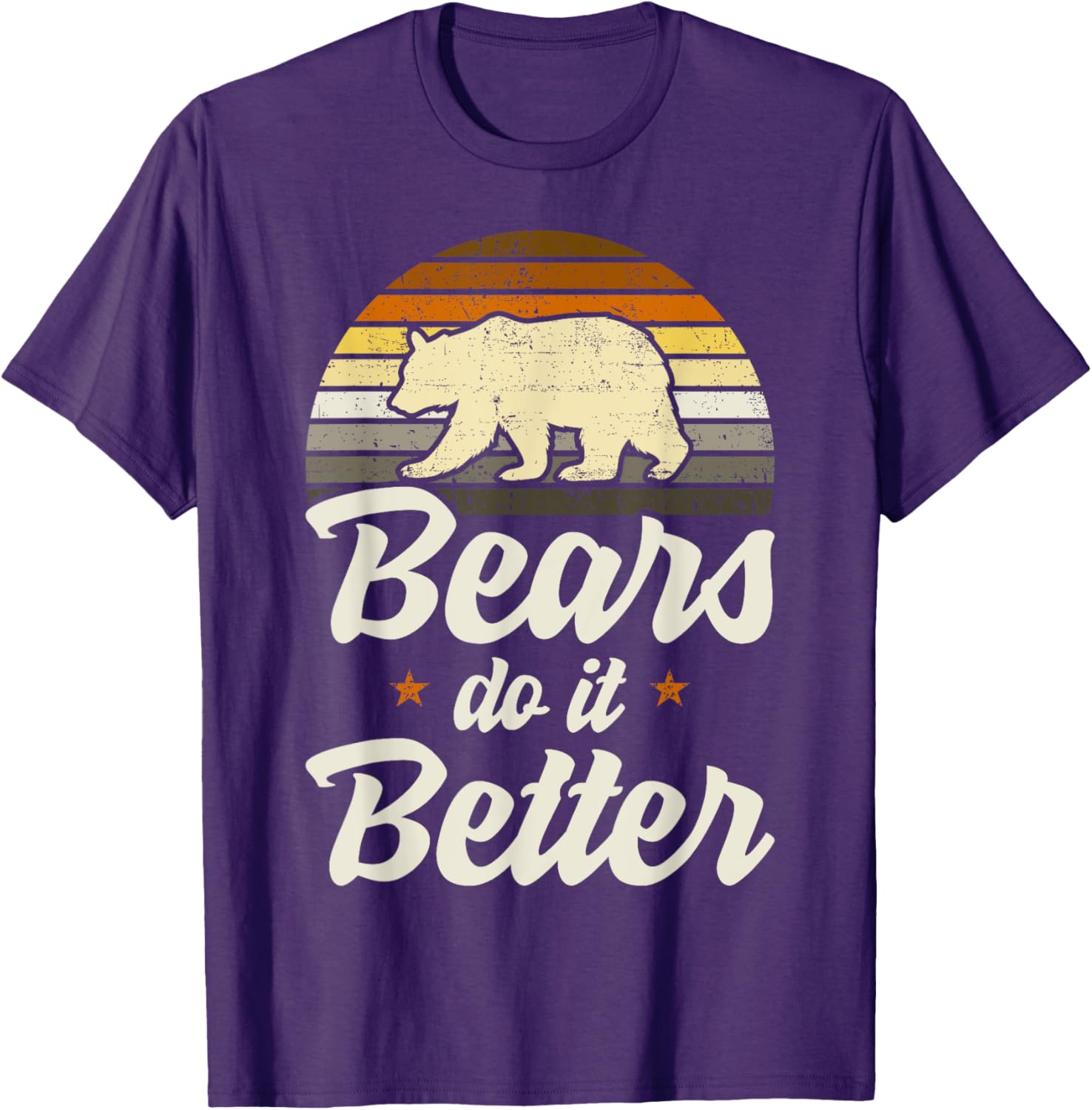 Bears Do It Better Bear Pride LGBT Flag T-Shirt for Gay Men - 2