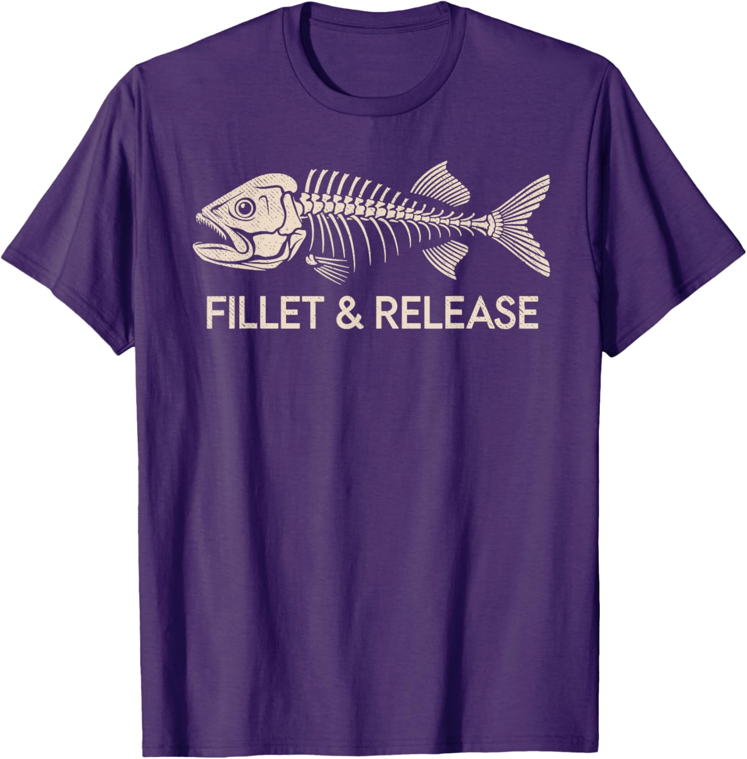 Funny Fishing T-Shirt for Anglers - Fillet and Release Humor Tee - 15