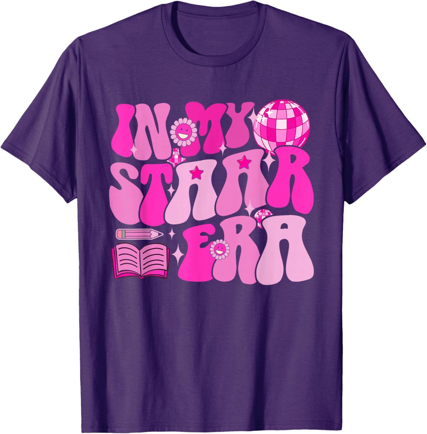 Motivational STAARe Teacher Student T-Shirt for Testing Day Fun - 6