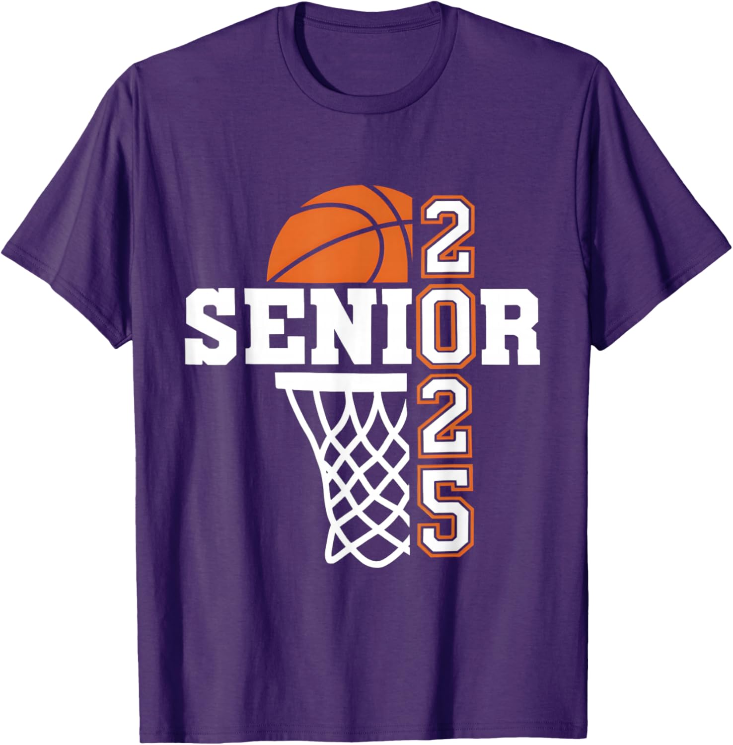 Senior Class of 2025 Basketball T-Shirt for Boys Team Spirit Apparel - 1
