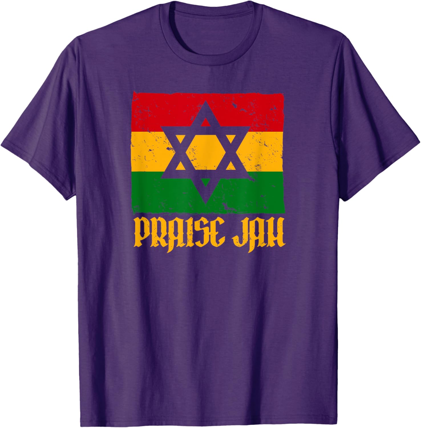 PRAISE JAH Roots Reggae T-Shirt for Men and Women - Rastafarian Style - 4