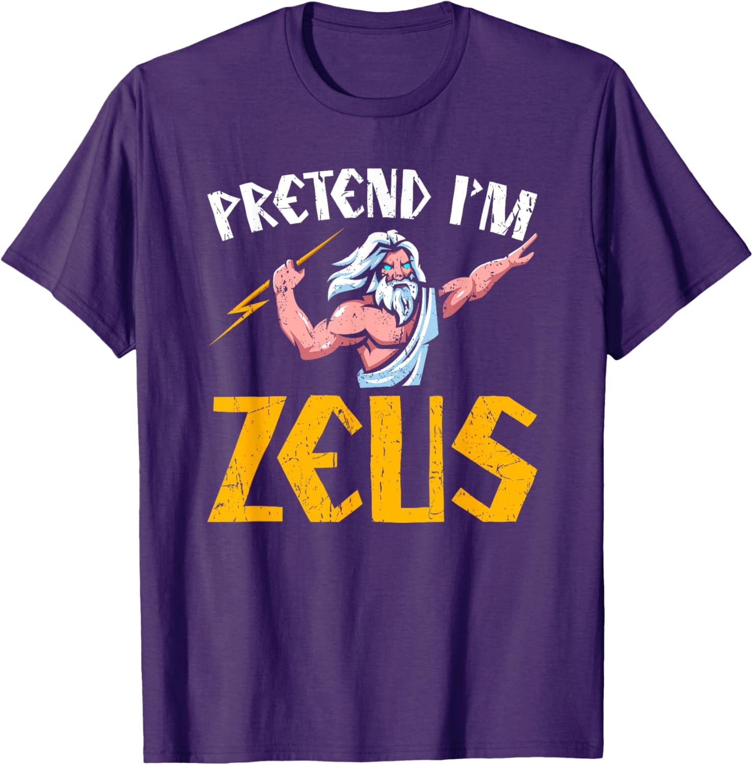 Pretend I'm Zeus T-Shirt - Greek Mythology Clothing for Fans of Ancient Greece - 10