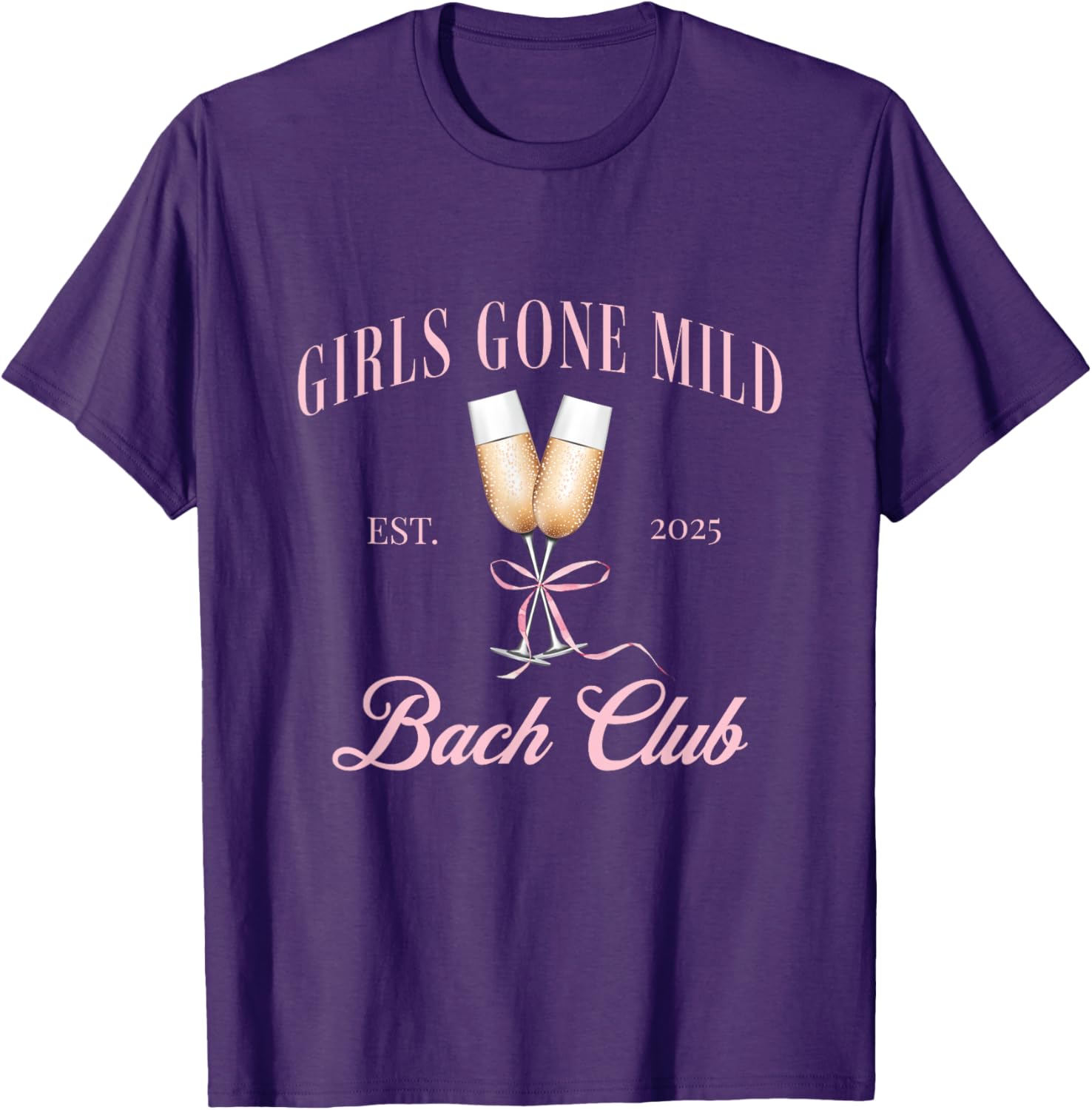Girls Gone Mild Bachelorette Spa Slumber Party T-Shirt for Fun Celebrations - 5