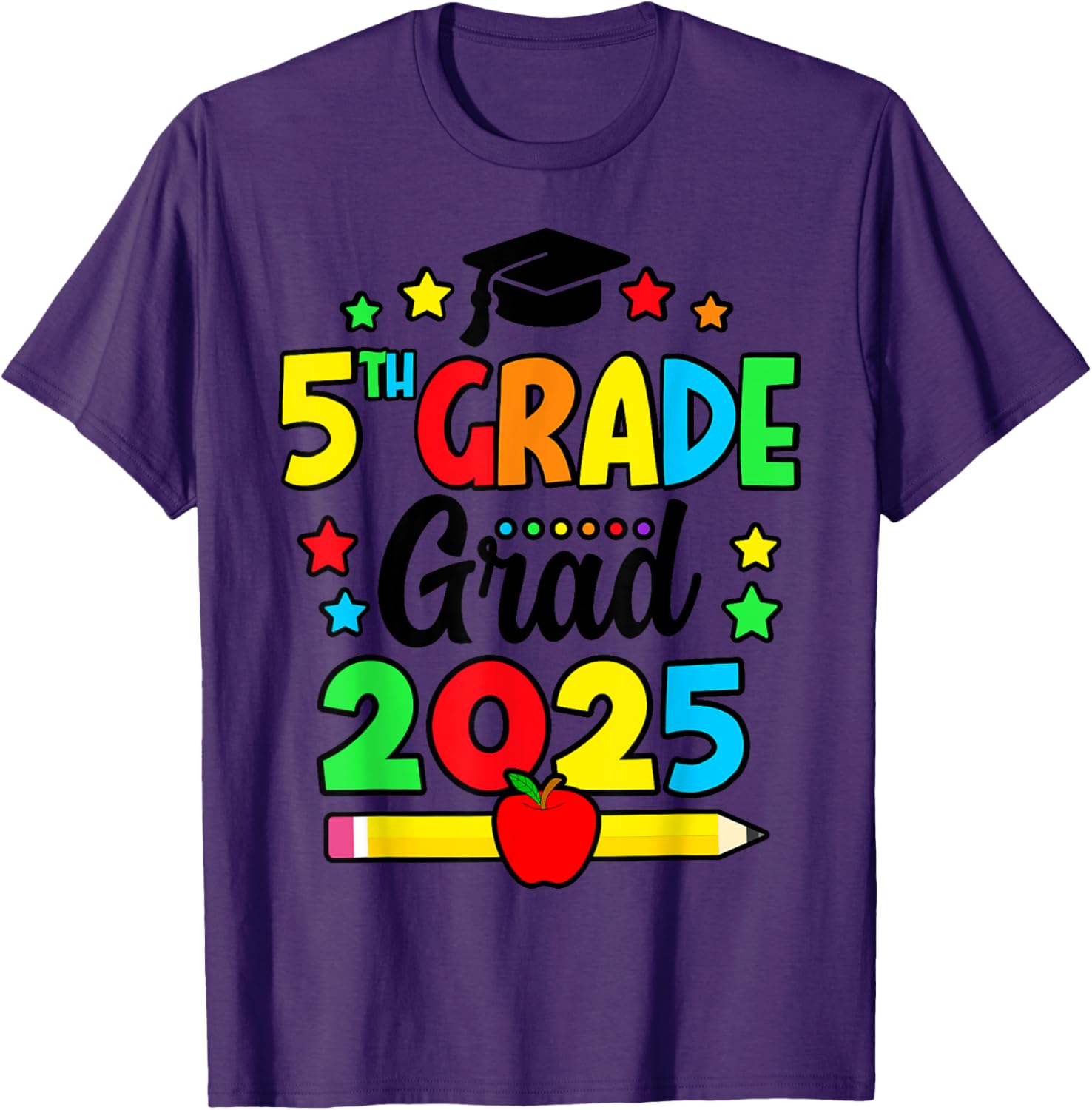 Fifth Grade Graduate 2025 T-Shirt for Elementary School Celebration - 7