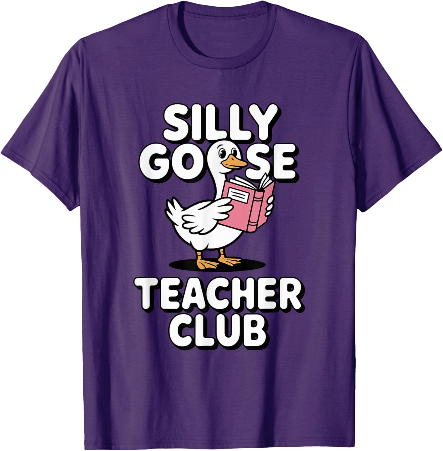 Silly Goose Teacher Club Fun Back to School Humor T-Shirt for Educators - 5