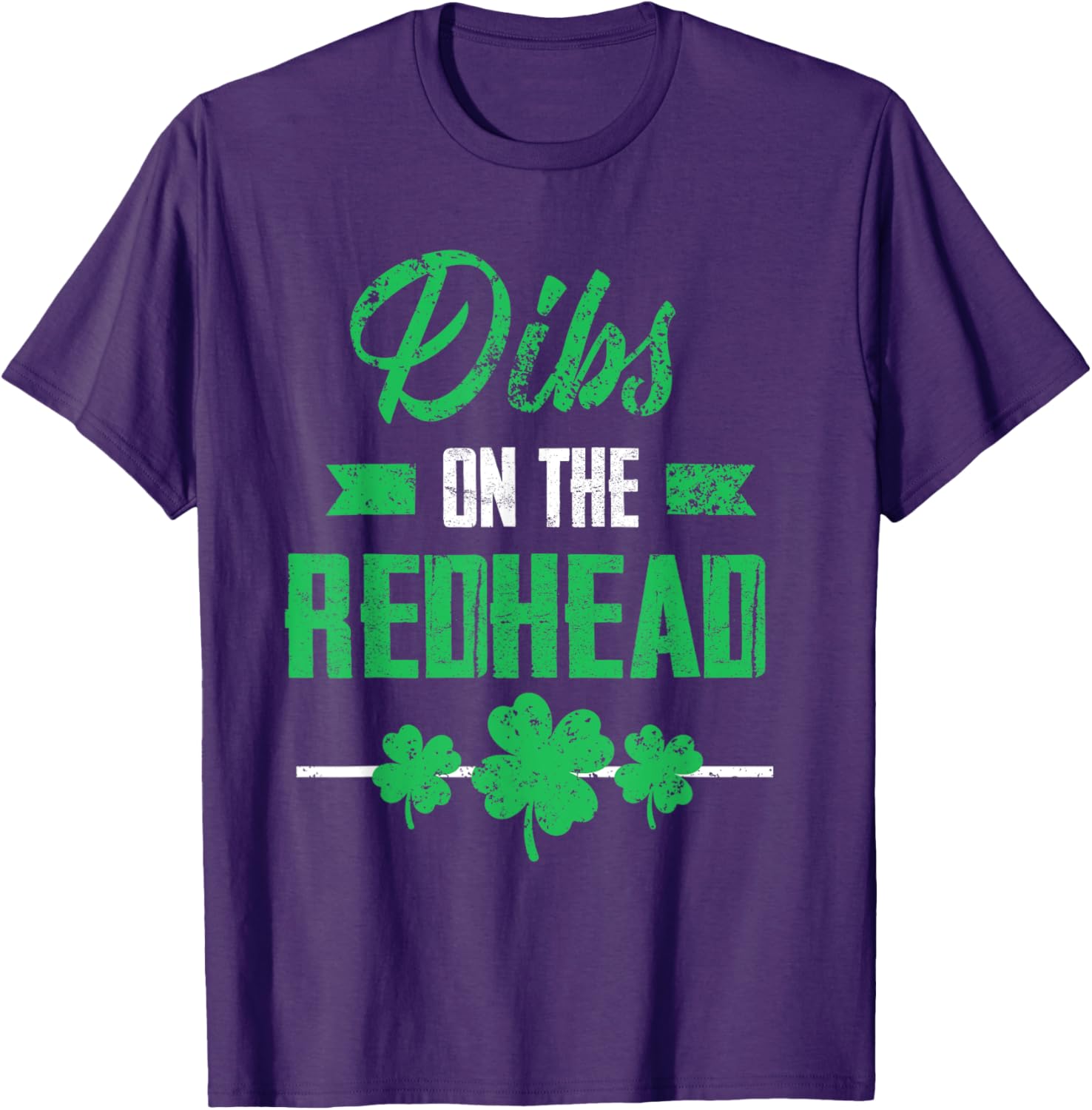 Dibs on the Redhead Shamrock Funny St Patricks Day T-Shirt for Laughs - 10