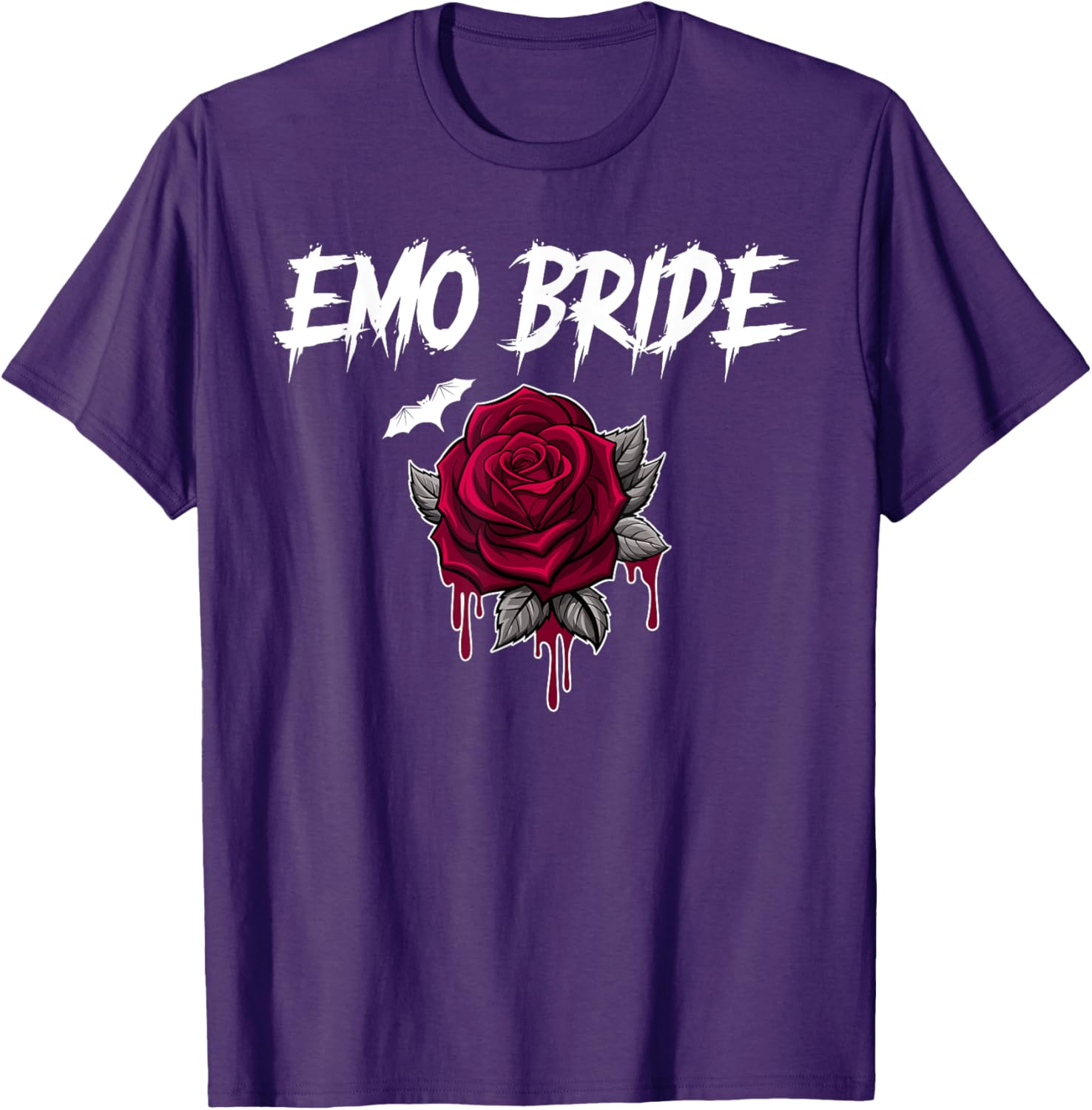 Gothic Bachelorette Matching T-Shirt for Emo Brides Future Mrs Design - 6