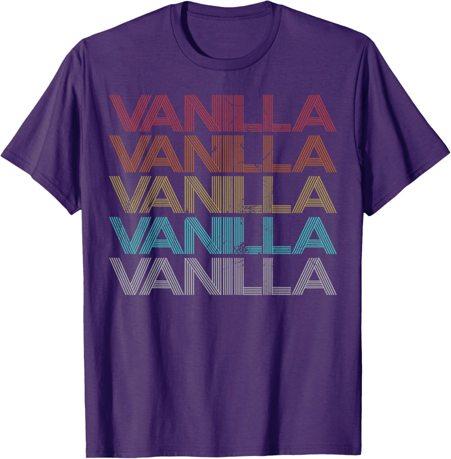Retro Vintage Vanilla T-Shirt for Trendy Casual Style and Comfort - 7