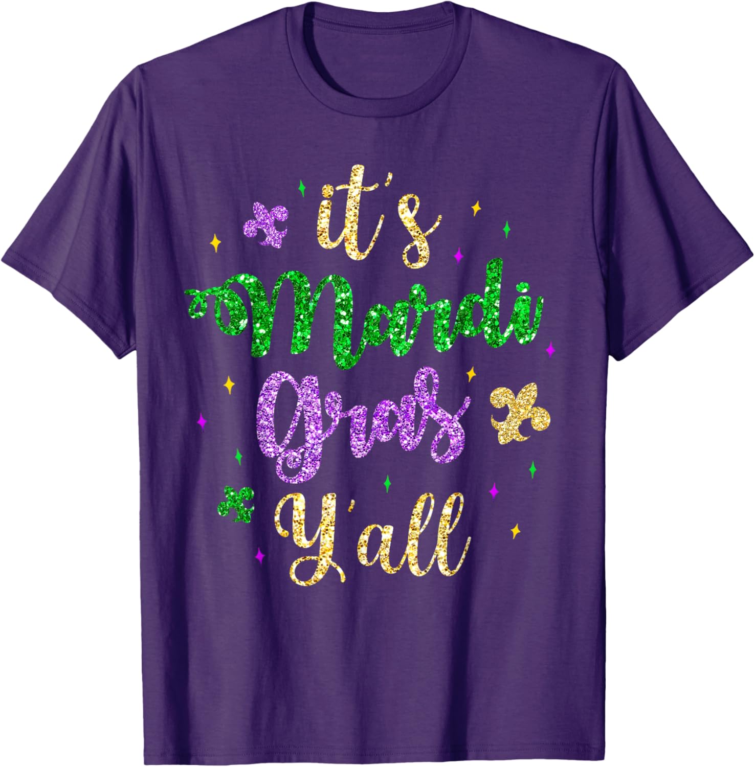 Mardi Gras Y'all Masks T-Shirt for Women and Kids - Fun Party Costume - 9