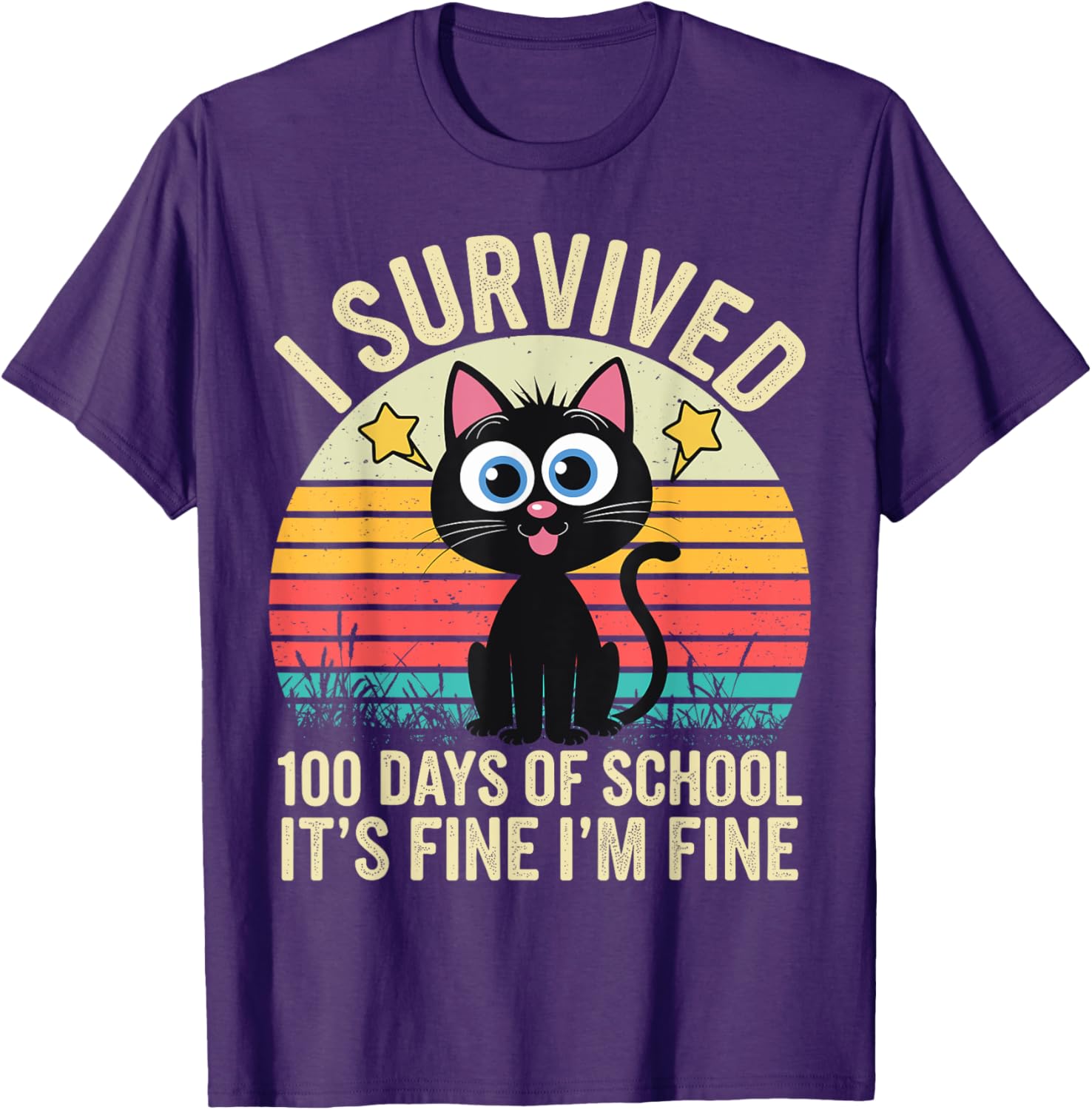 I Survived 100 Days of School T-Shirt for Kids - Fun and Stylish! - 21