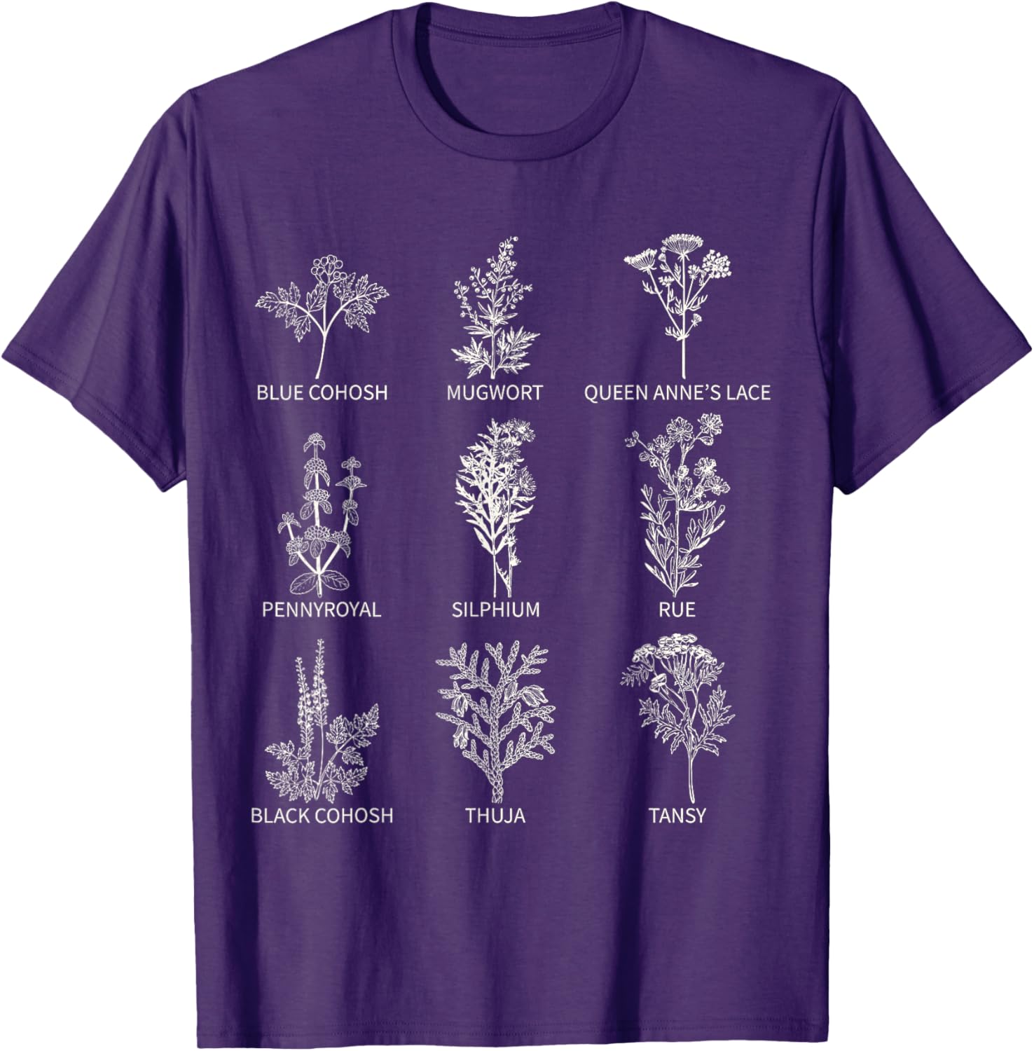Vintage Botanical Wildflower T-Shirt for Feminist Empowerment Style - 2