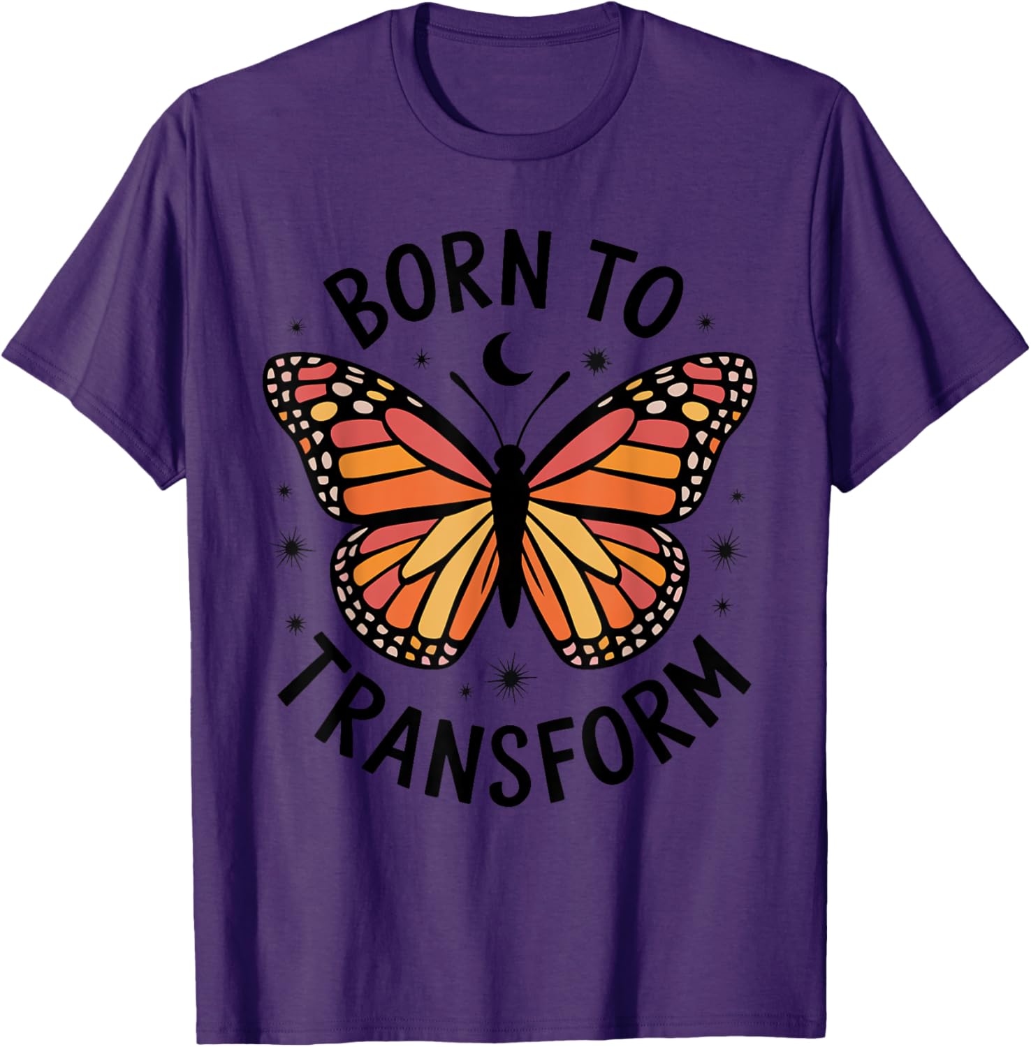 Born to Transform Monarch Butterfly T-Shirt for Women and Girls - 3