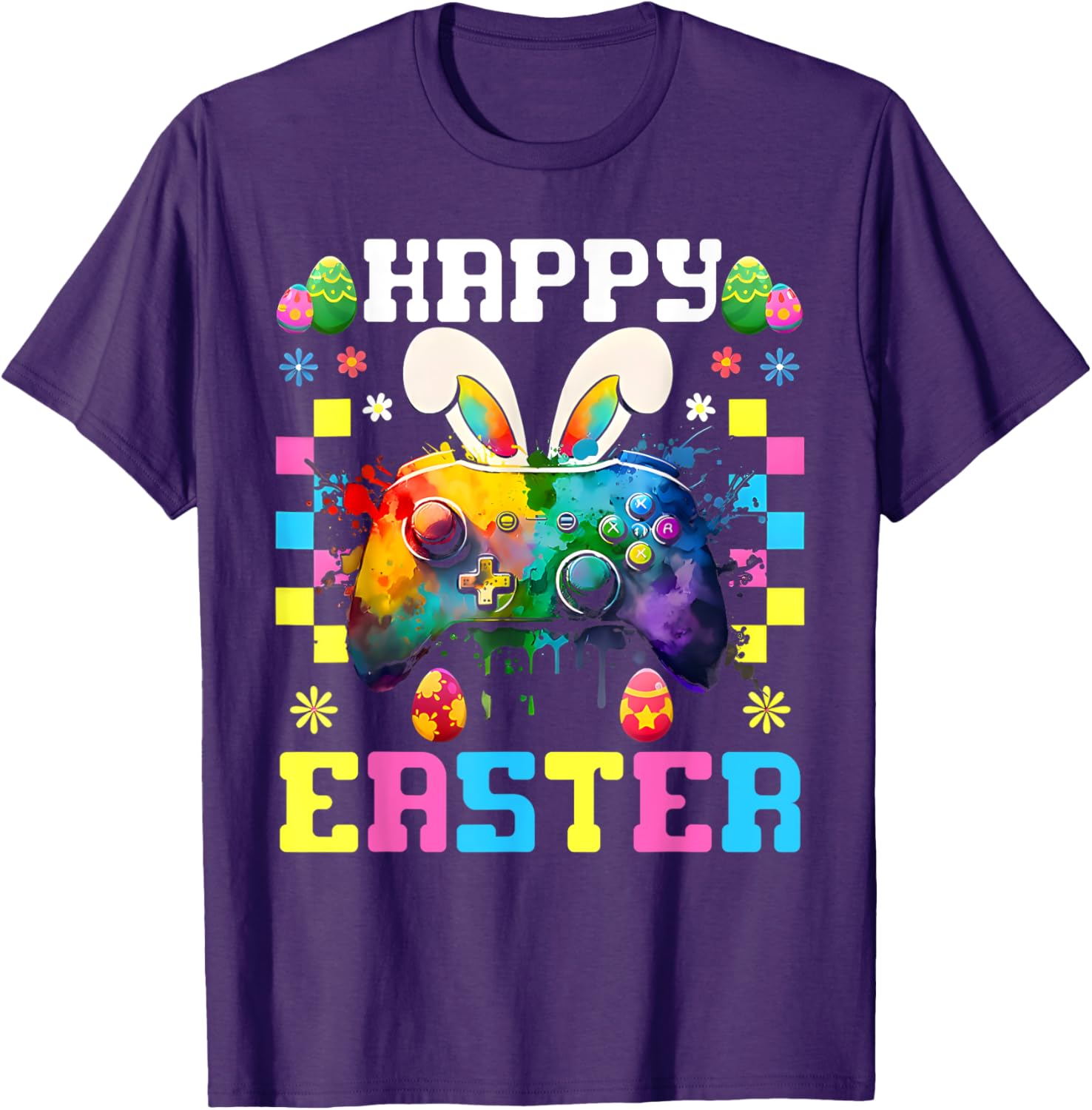 Easter Bunny Gamer T-Shirt for Boys and Girls Fun Video Game Apparel - 14