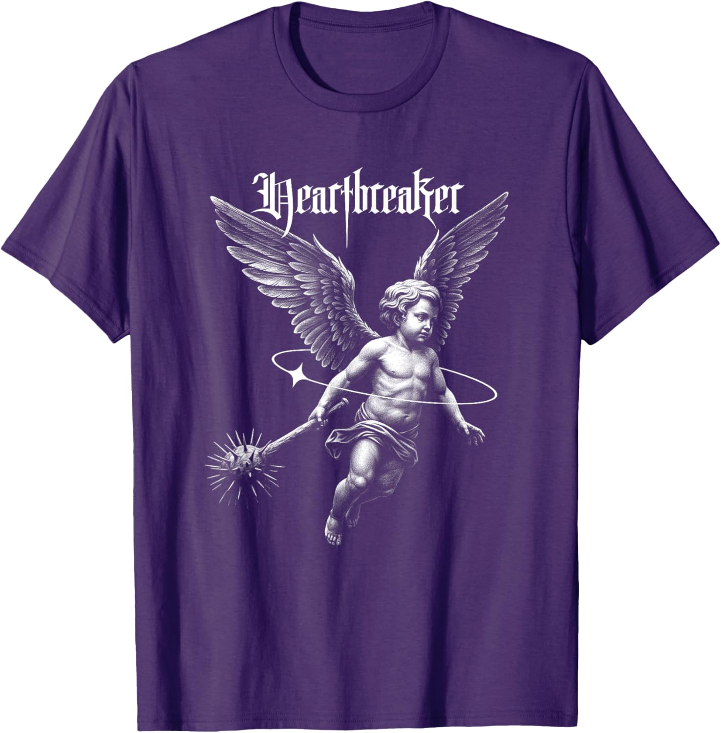 Heartbreaker Cherub Angel Cupid Anti Valentine's Day T-Shirt for Fun Lovers - 5