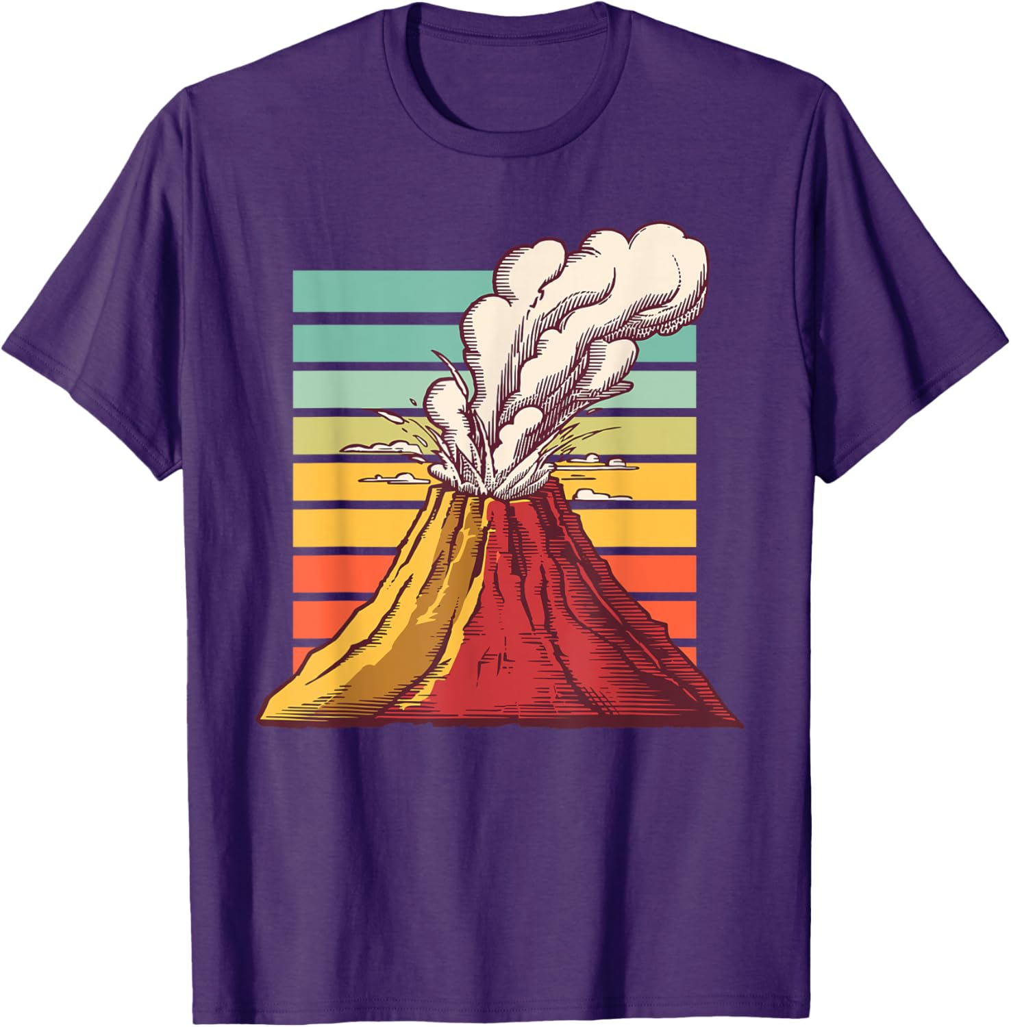 Cool Volcano Art T-Shirt for Men, Women, and Kids - Perfect for Geology Lovers - 14