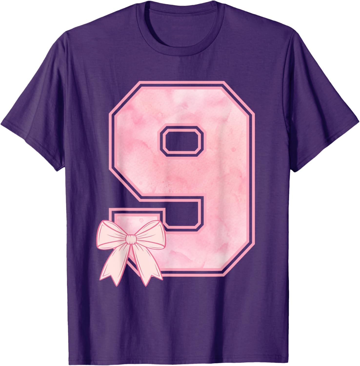 Adorable Pink Coquette Bow T-Shirt for 9 Year Old Birthday Girls - 10