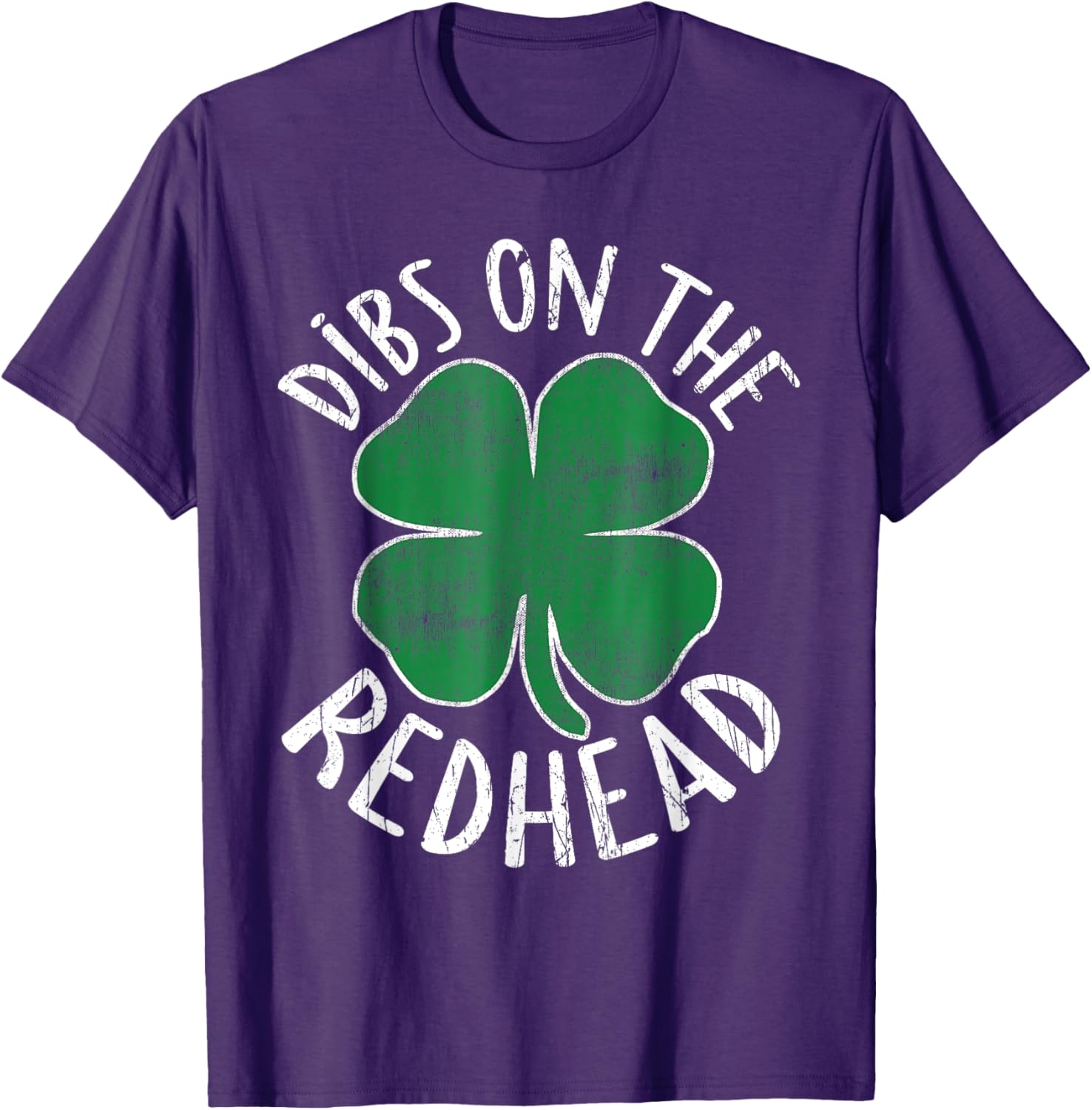 Dibs On The Redhead Shamrock T-Shirt for St Patricks Day Fun - 3