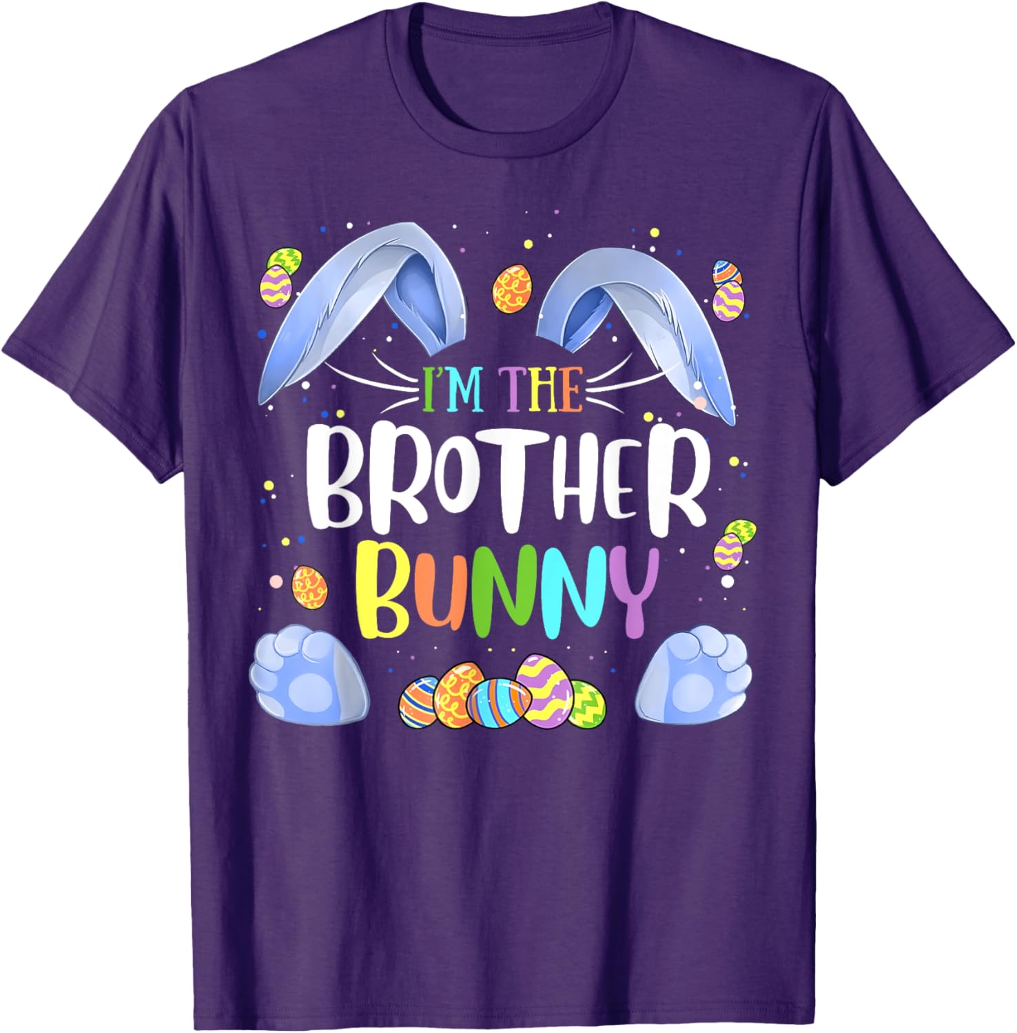Brother Bunny Matching Family Easter T-Shirt for Fun Holiday Style - 12