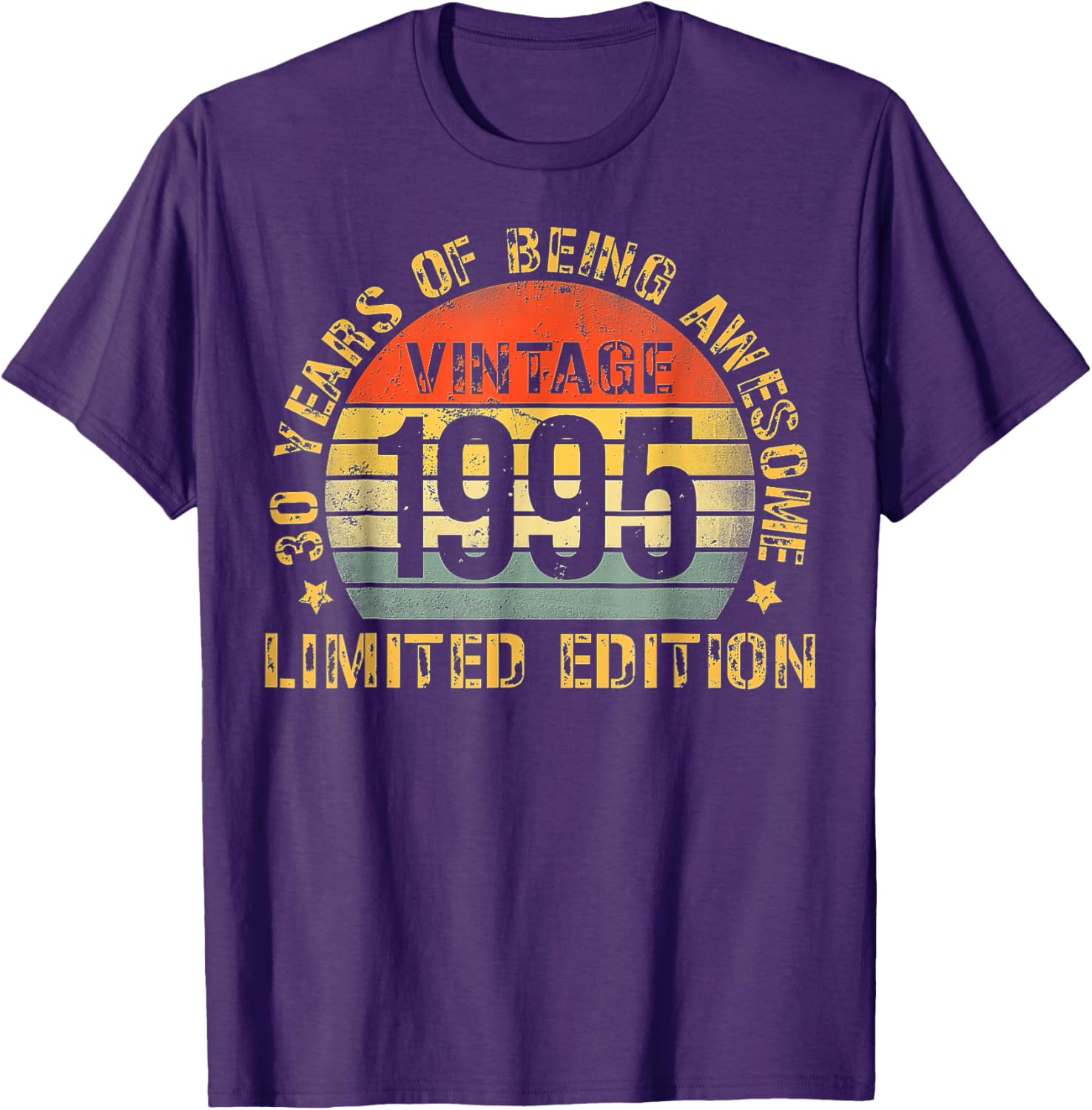 30th Birthday T-Shirt for Men Born in 1995 - Perfect Celebration Gift - 14