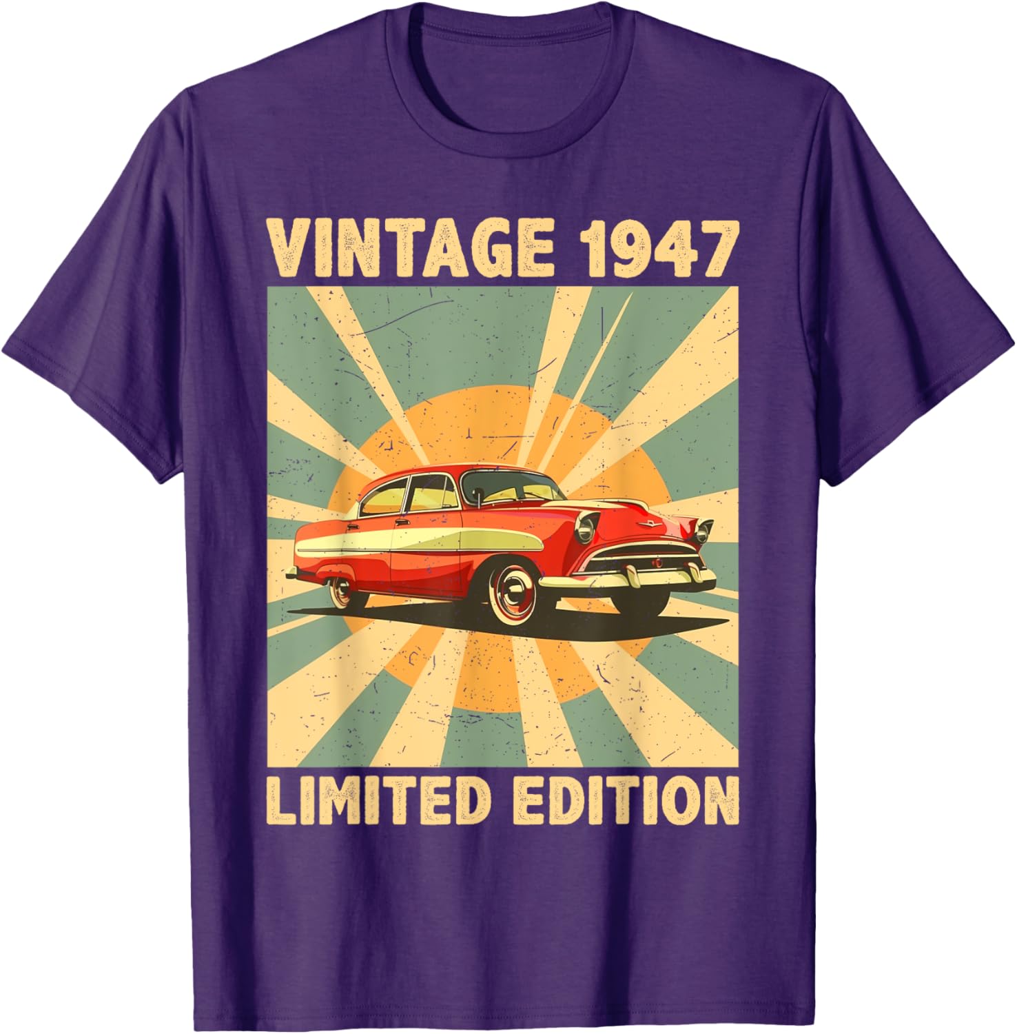 Funny 78th Birthday T-Shirt Retro 80's 1947 Vintage Style Gift Idea - 5