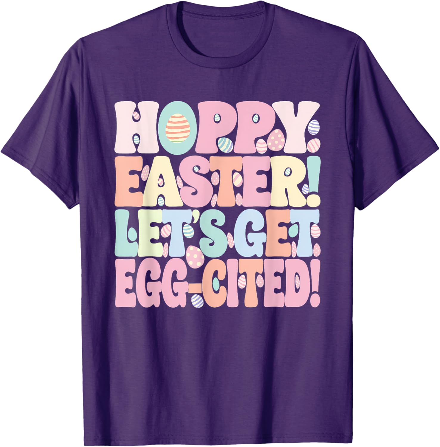 Funny Hoppy Easter Egg-cited T-Shirt for Festive Celebrations - 19