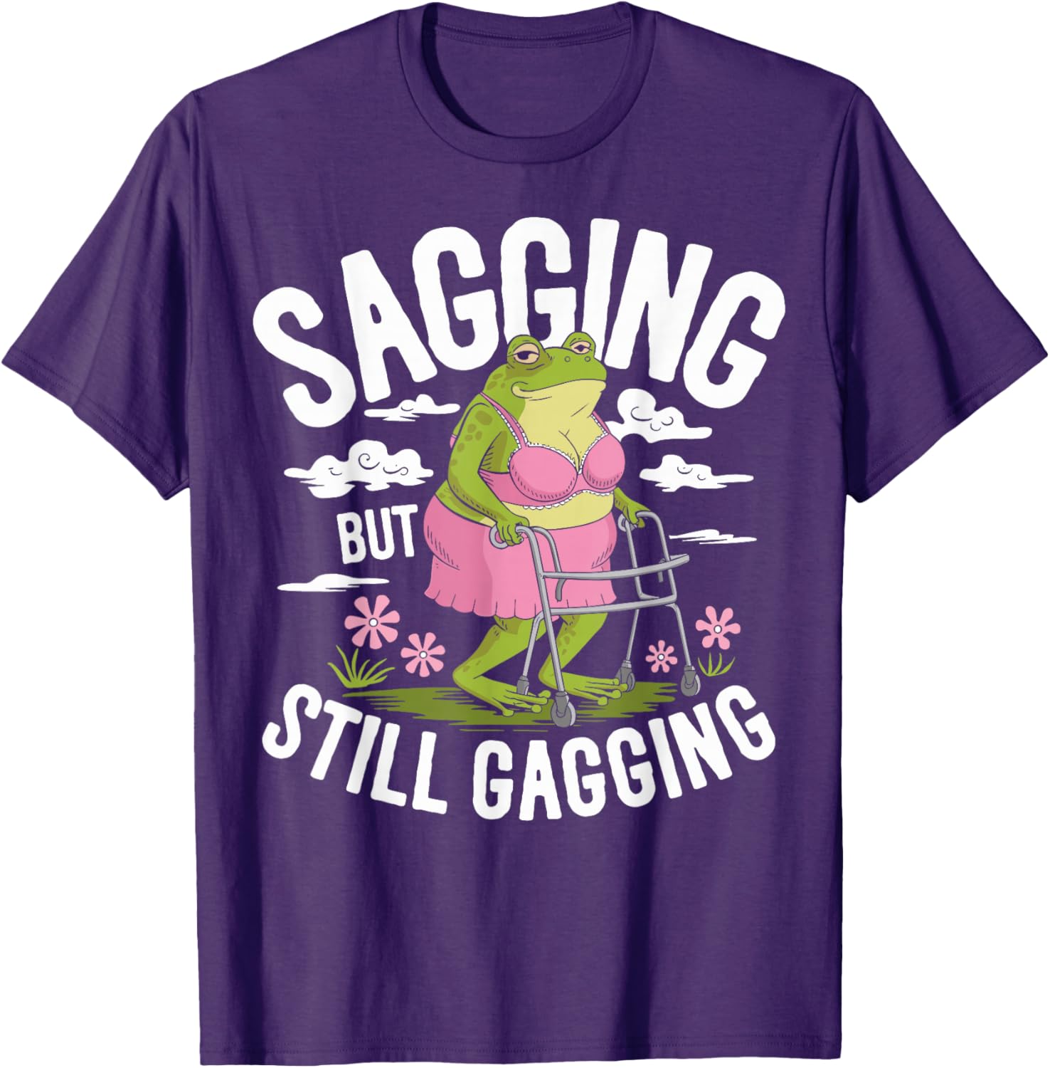Funny Sagging Frog Meme T-Shirt for Sarcastic Humor Lovers - 3